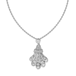 Chaîne pendentif brillants