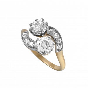 Bague "vous et moi" vers 1910