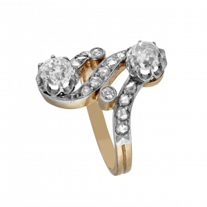 Bague Esse diamants vers 1910