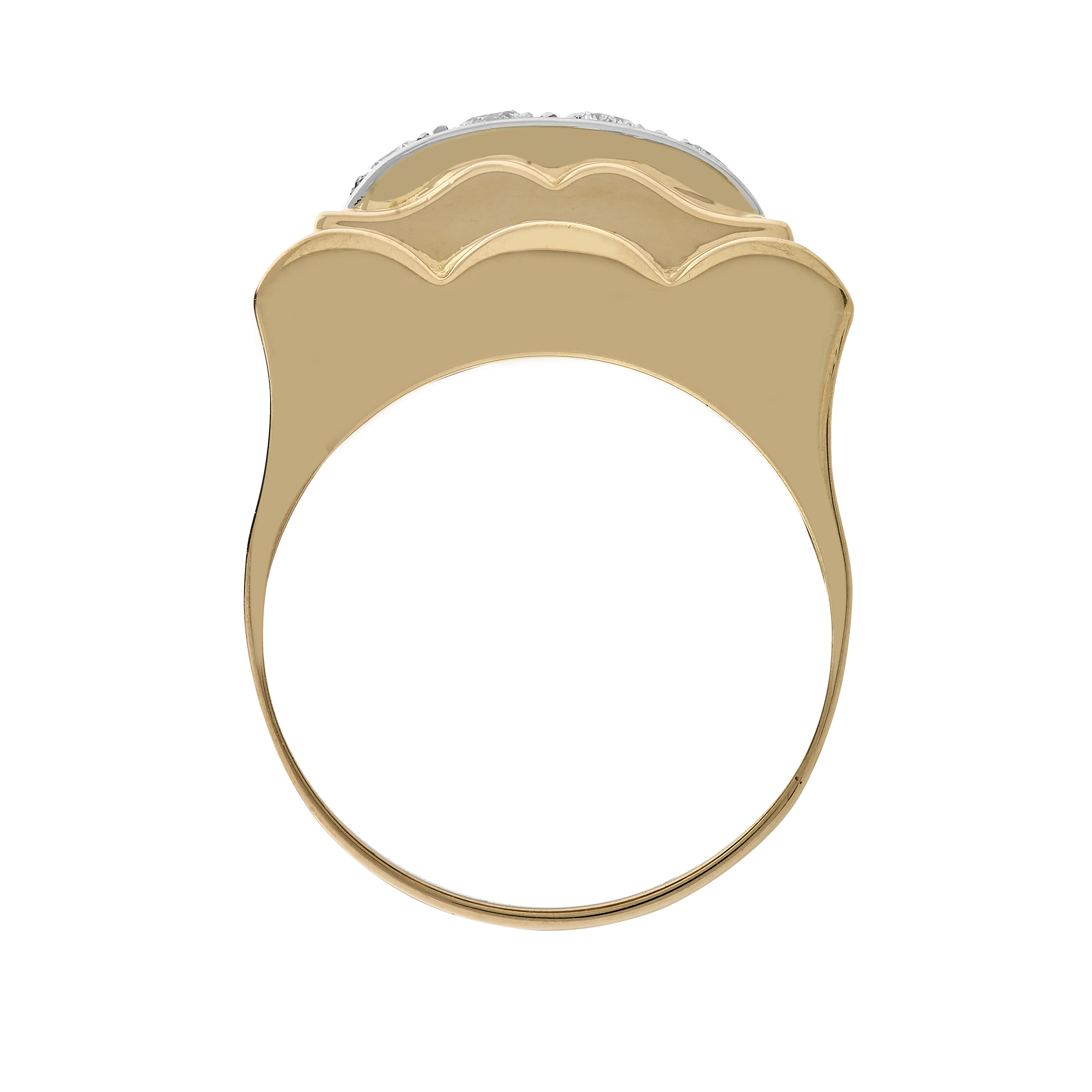 Bague "Tank" diamants vers 1940 Gerphagnon