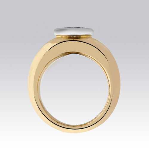Bague jonc diamant Gerphagnon