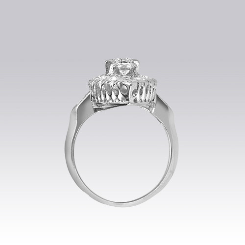 Bague Marquise brillants Gerphagnon