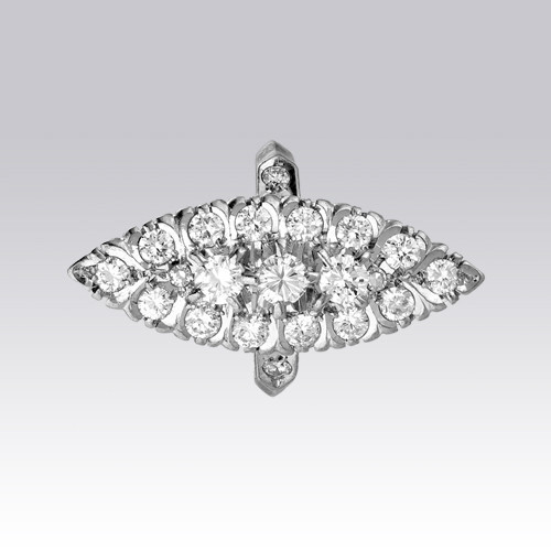 Bague Marquise brillants Gerphagnon