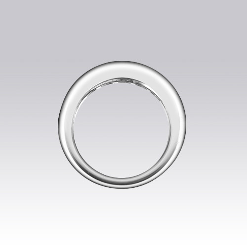 Bague double jonc rail brillants Gerphagnon