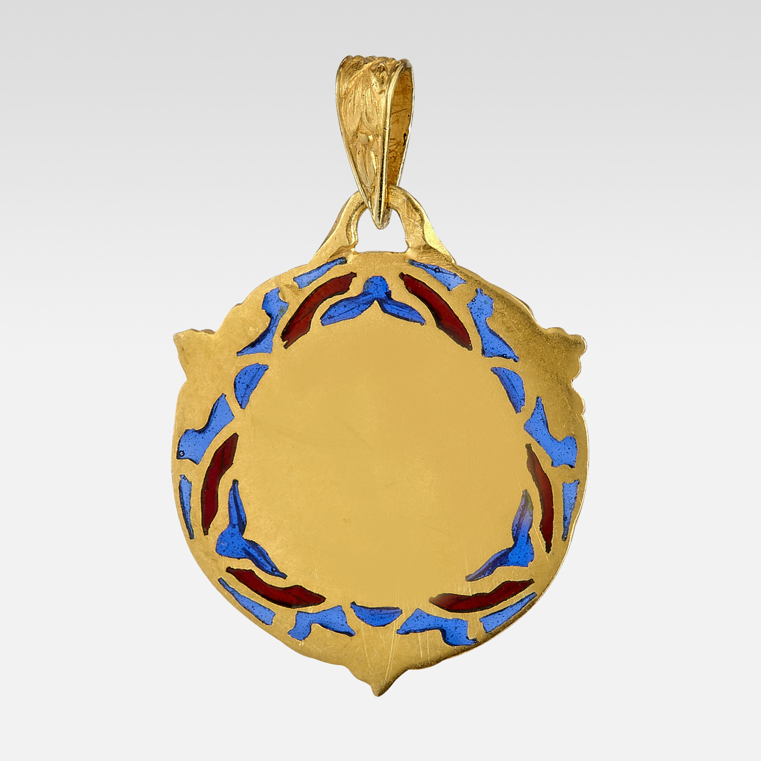 Médaille Vierge émaillée vers 1910 Gerphagnon