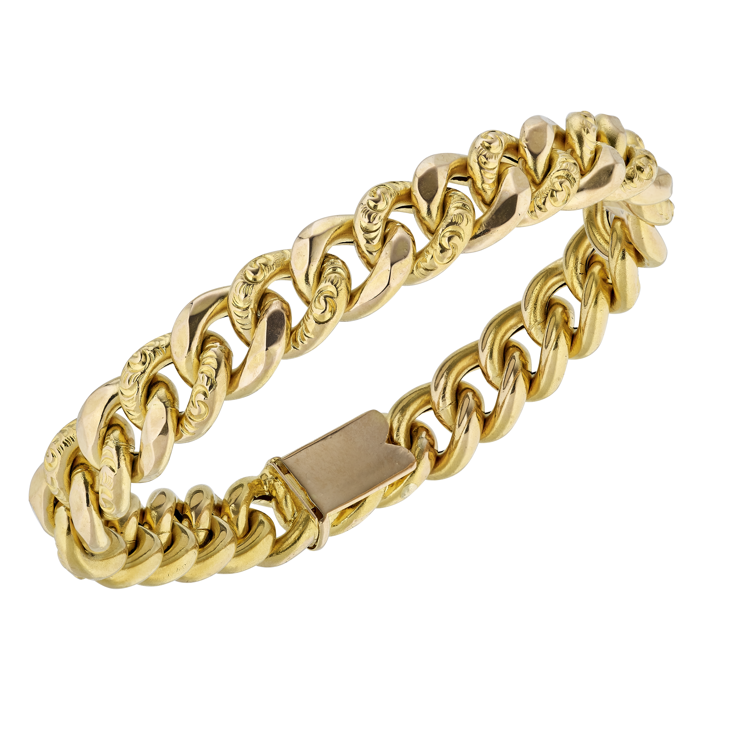 Bracelet maille gourmette vers 1960 Gerphagnon