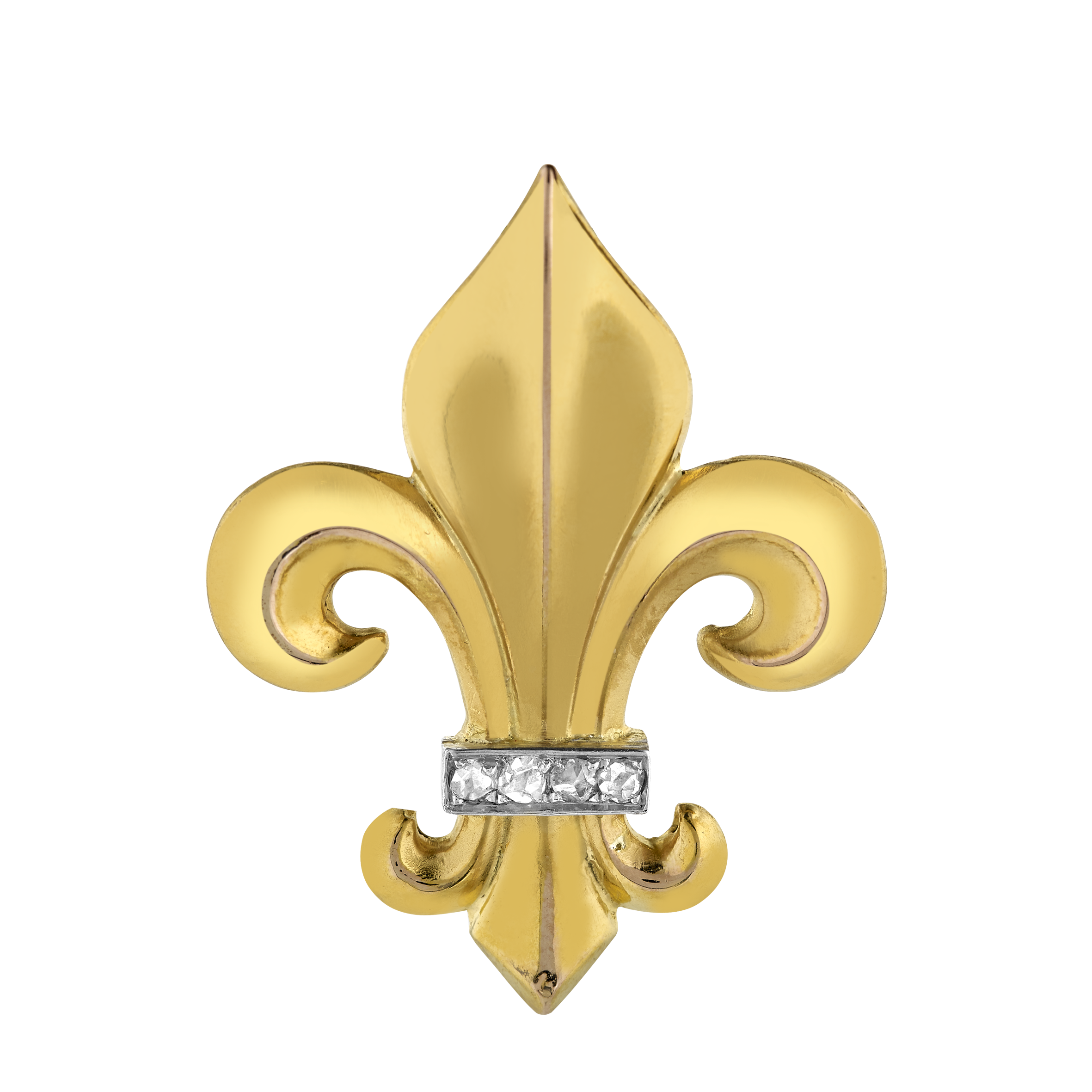 Pendentif Fleur de Lys vers 1880 Gerphagnon
