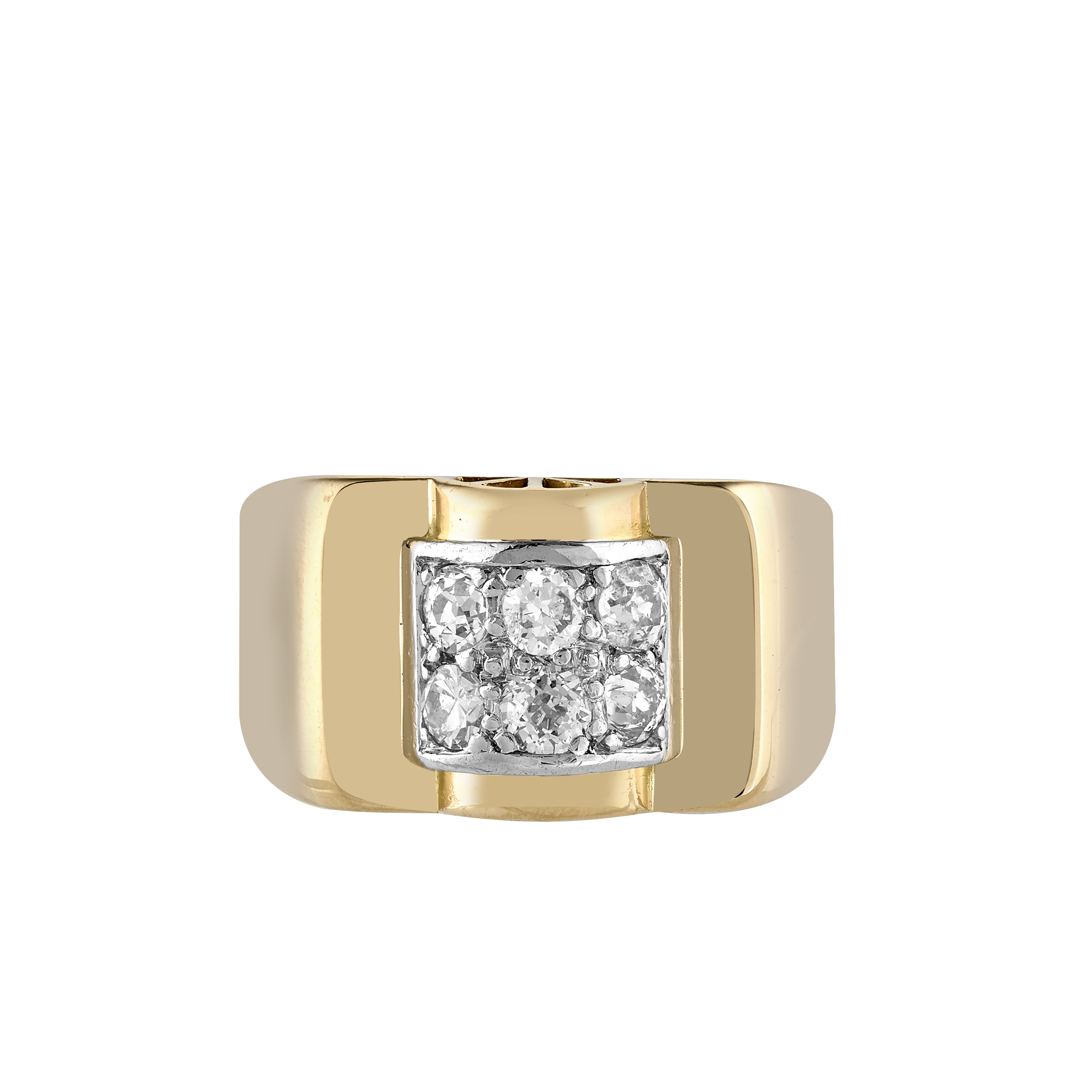 Bague Diamants Vers 1940 Gerphagnon