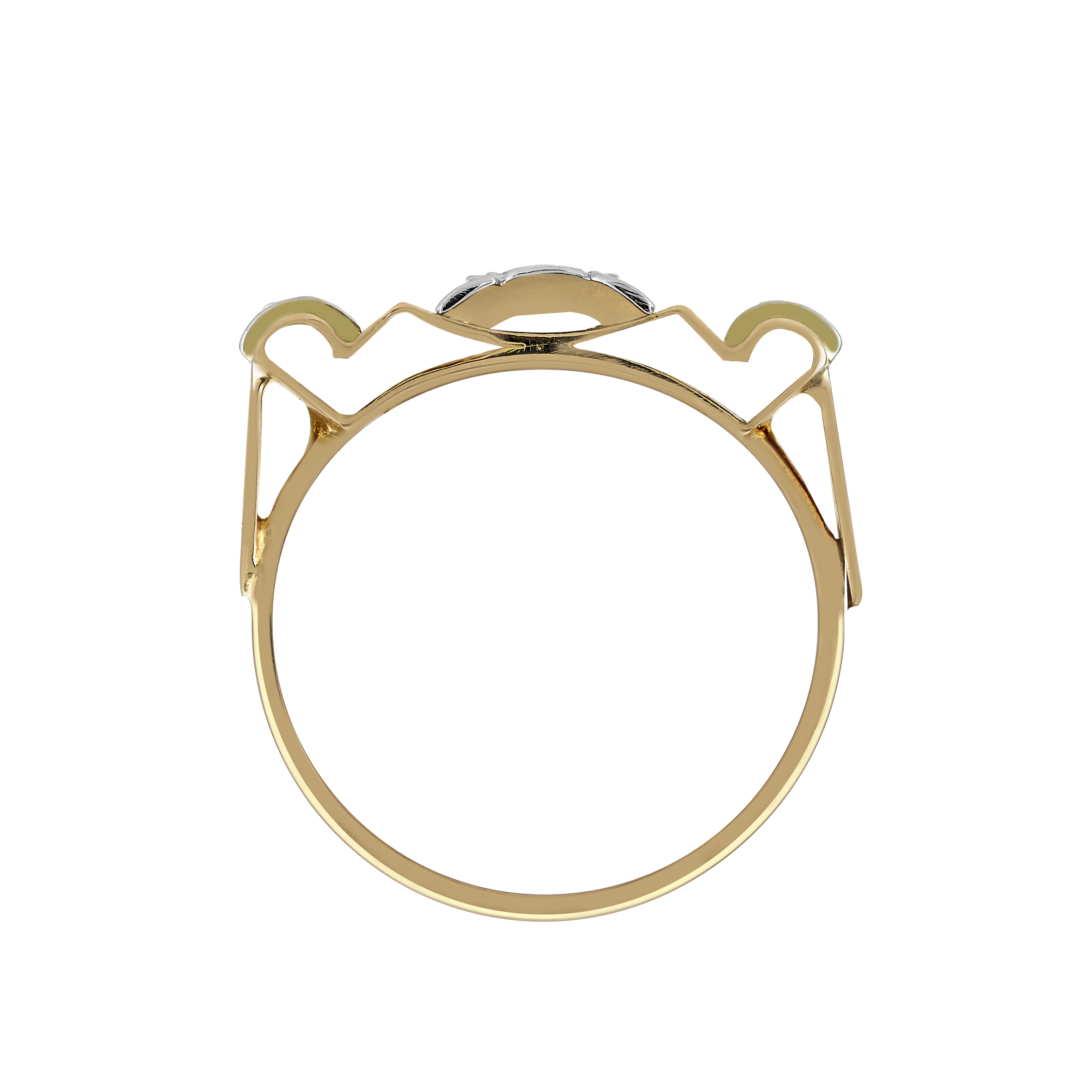 Bague Diamants Vers 1950 Gerphagnon