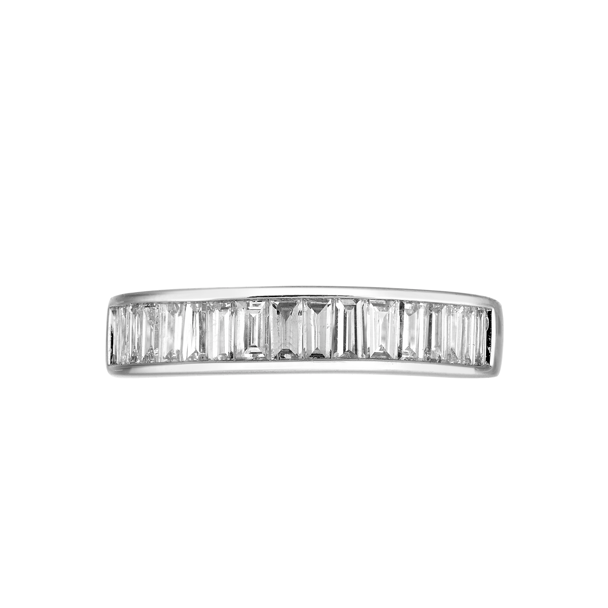 Demi-alliance diamants baguettes 1,20 carat Gerphagnon