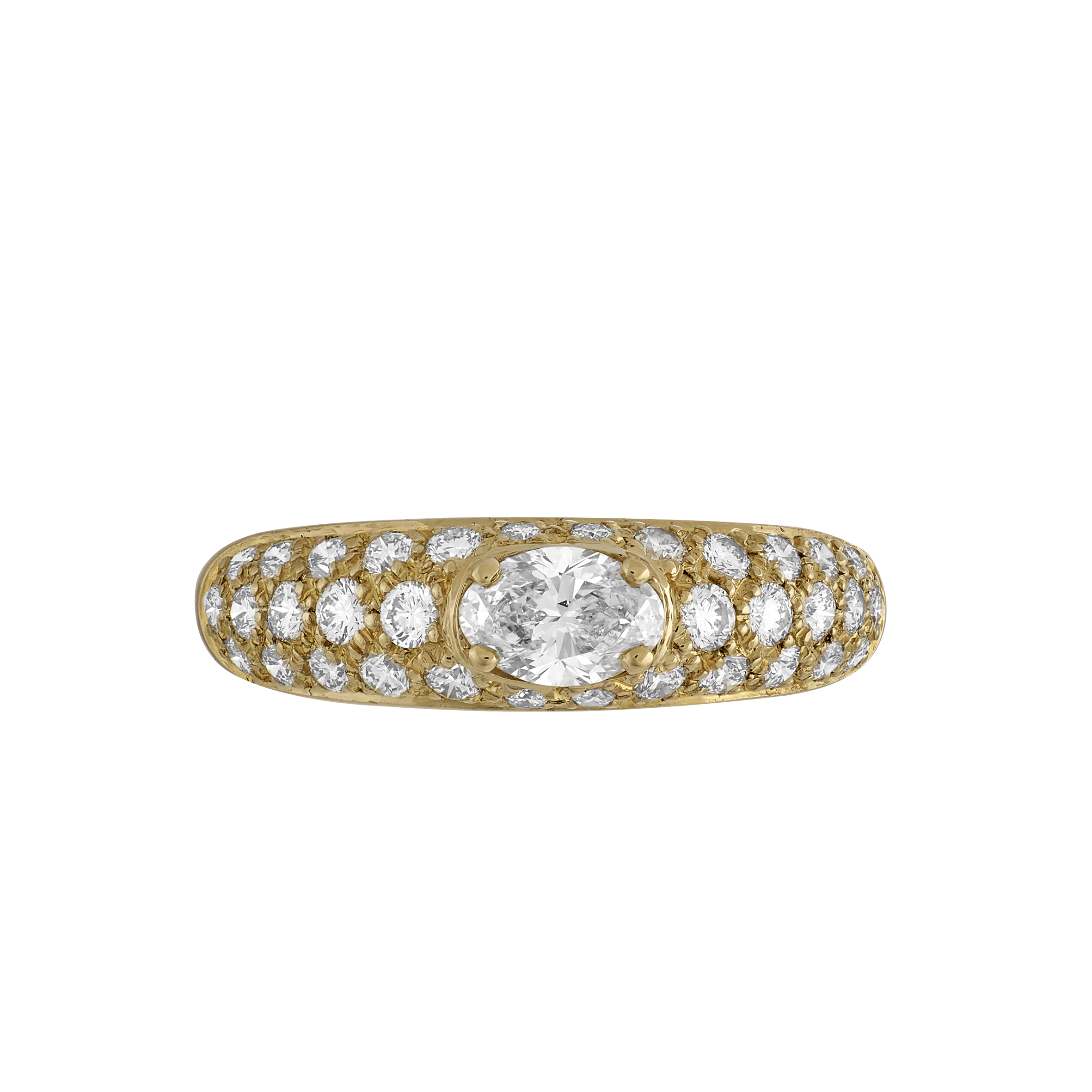 Bague jonc diamants "Axelle" signée Boucheron Gerphagnon