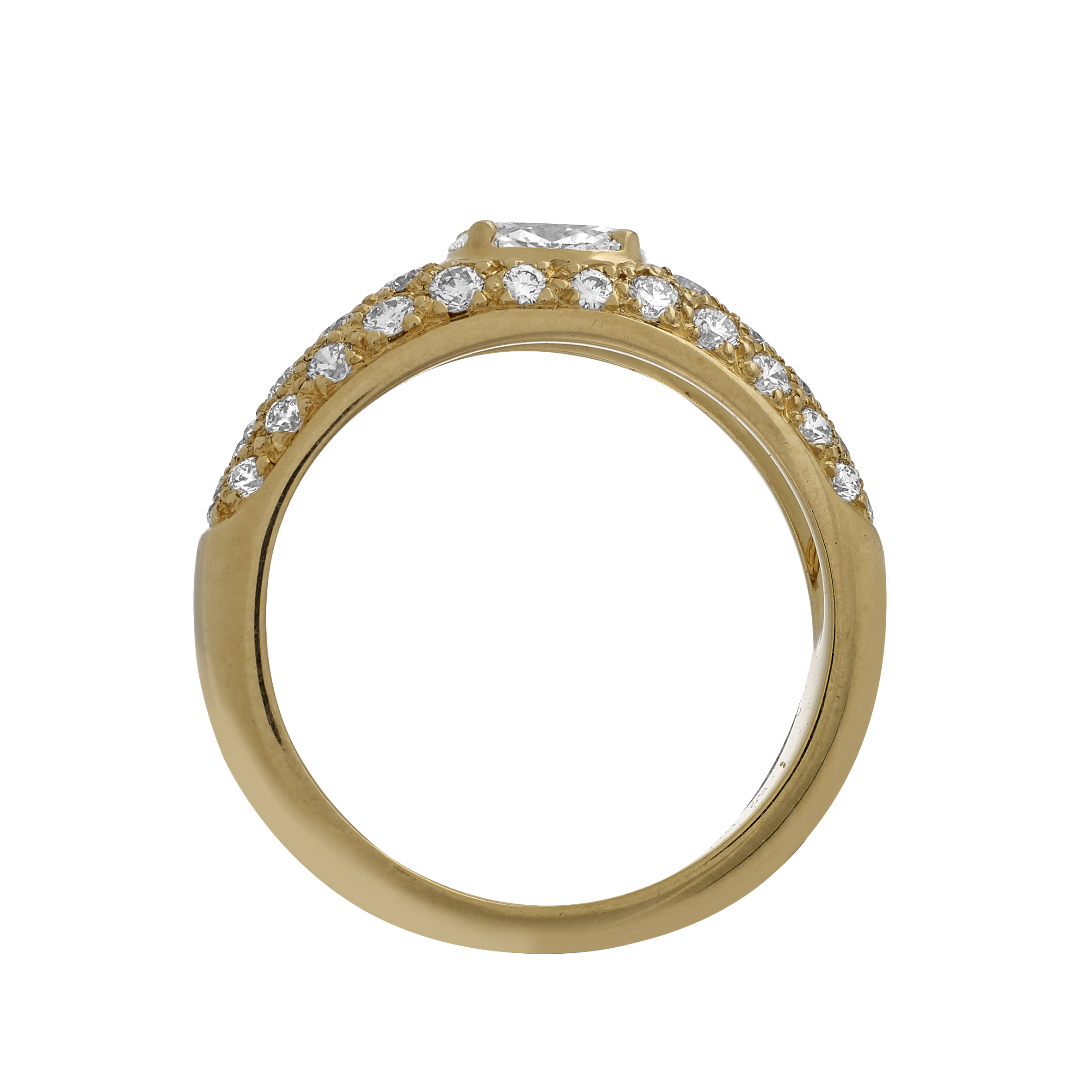 Bague jonc diamants "Axelle" signée Boucheron Gerphagnon