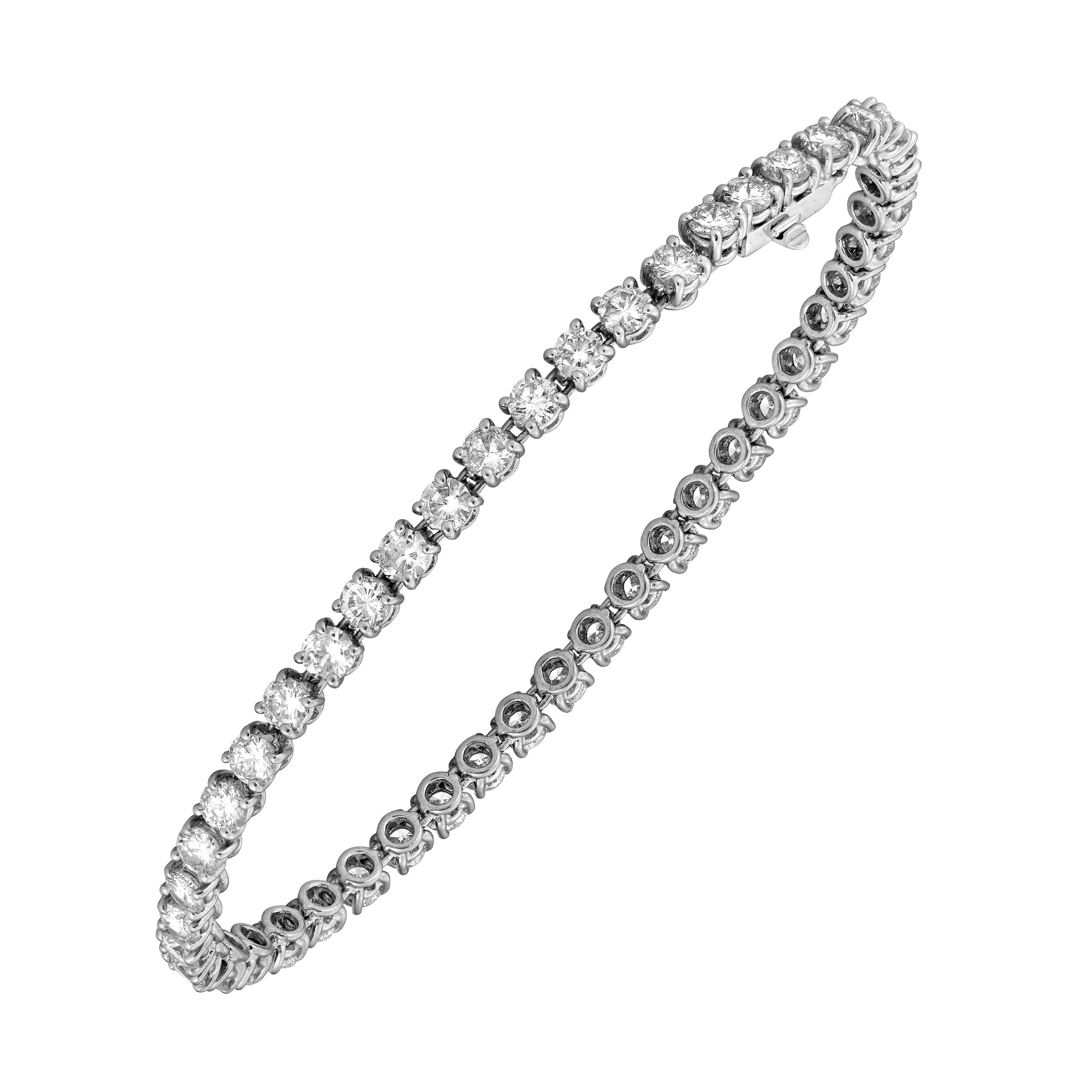 Bracelet rivière brillants 6 carats Gerphagnon