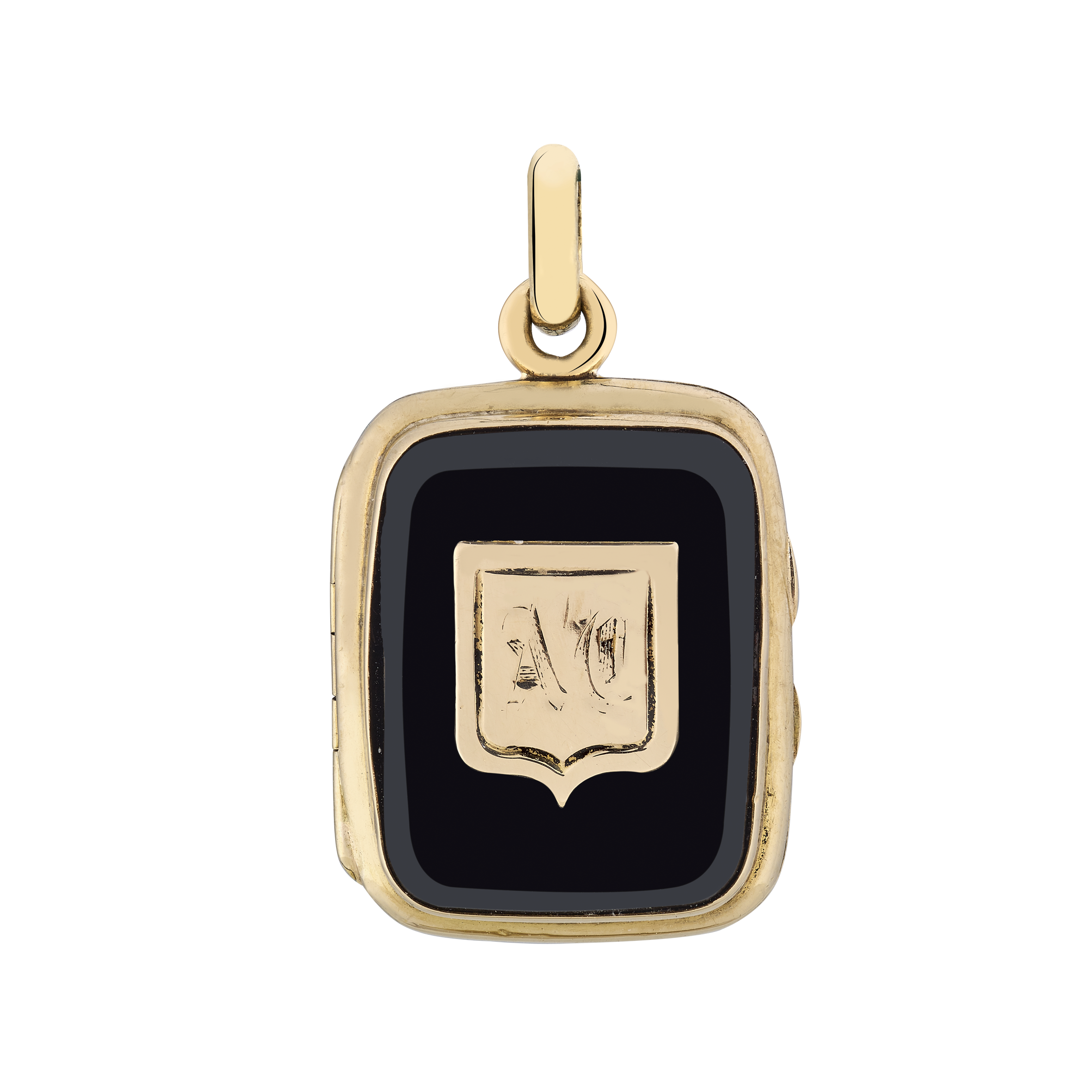 Pendentif ouvrant Onyx Napoléon III Gerphagnon