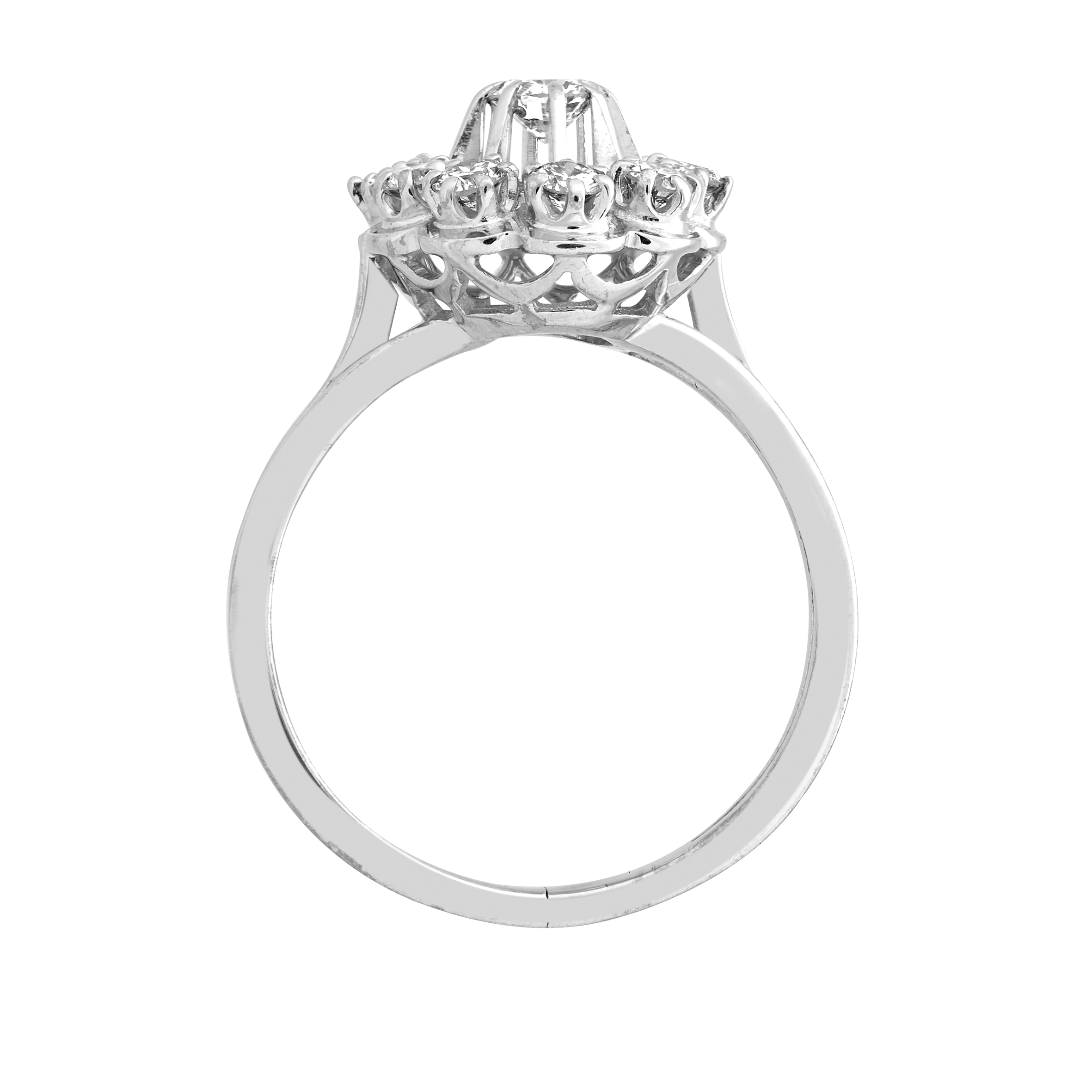 Bague entourage brillants Gerphagnon