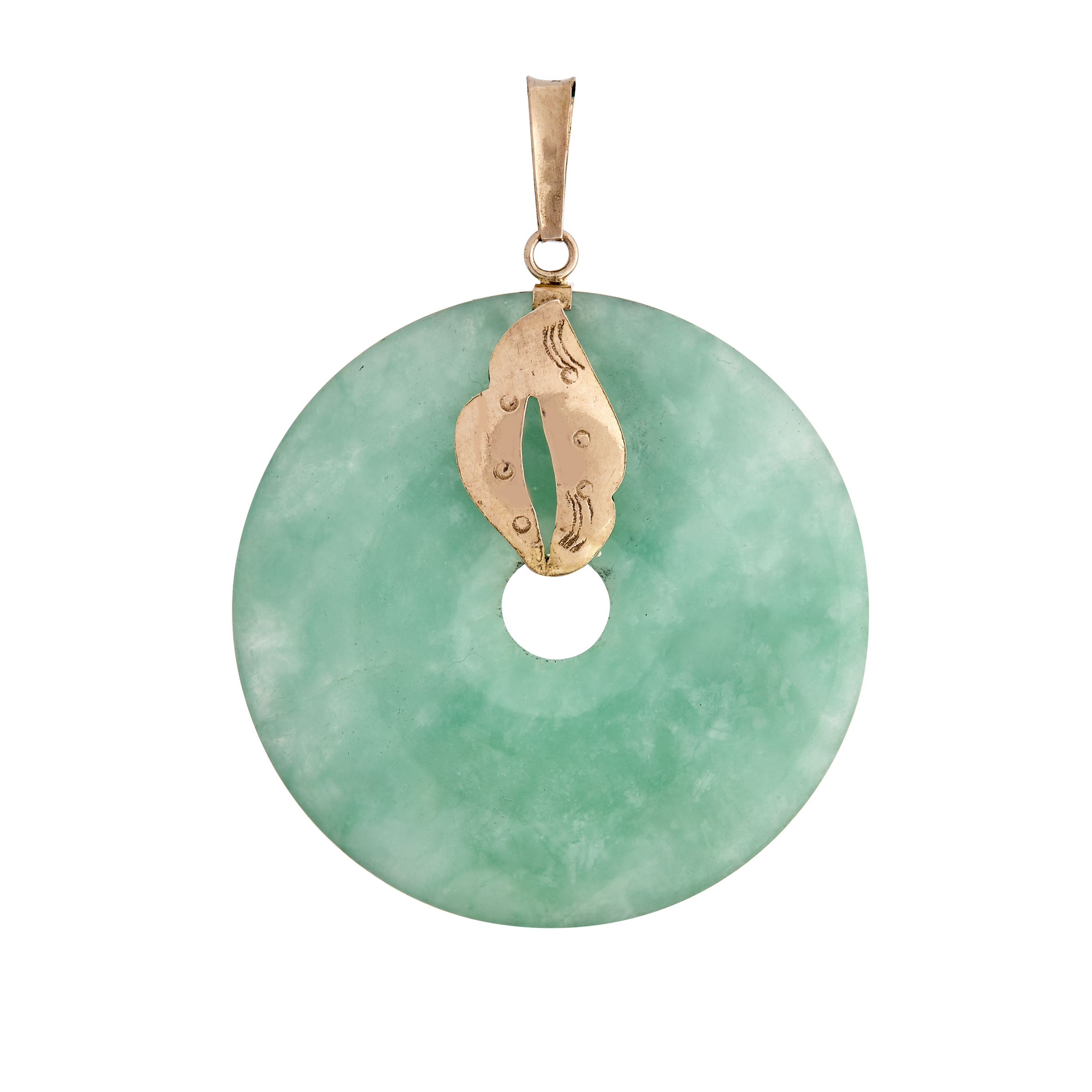 Pendentif disque de jade Gerphagnon