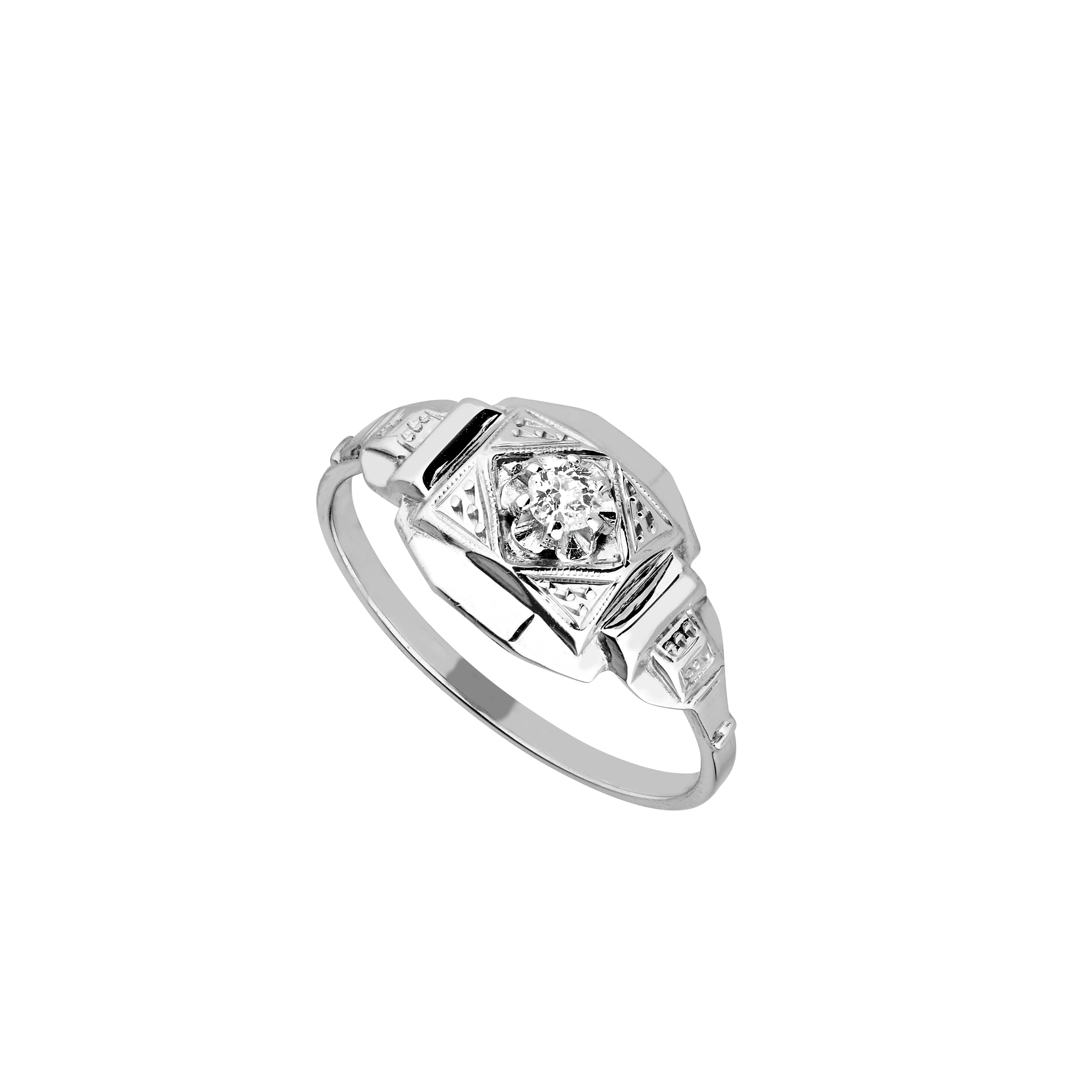 Bague diamant Art Déco Gerphagnon