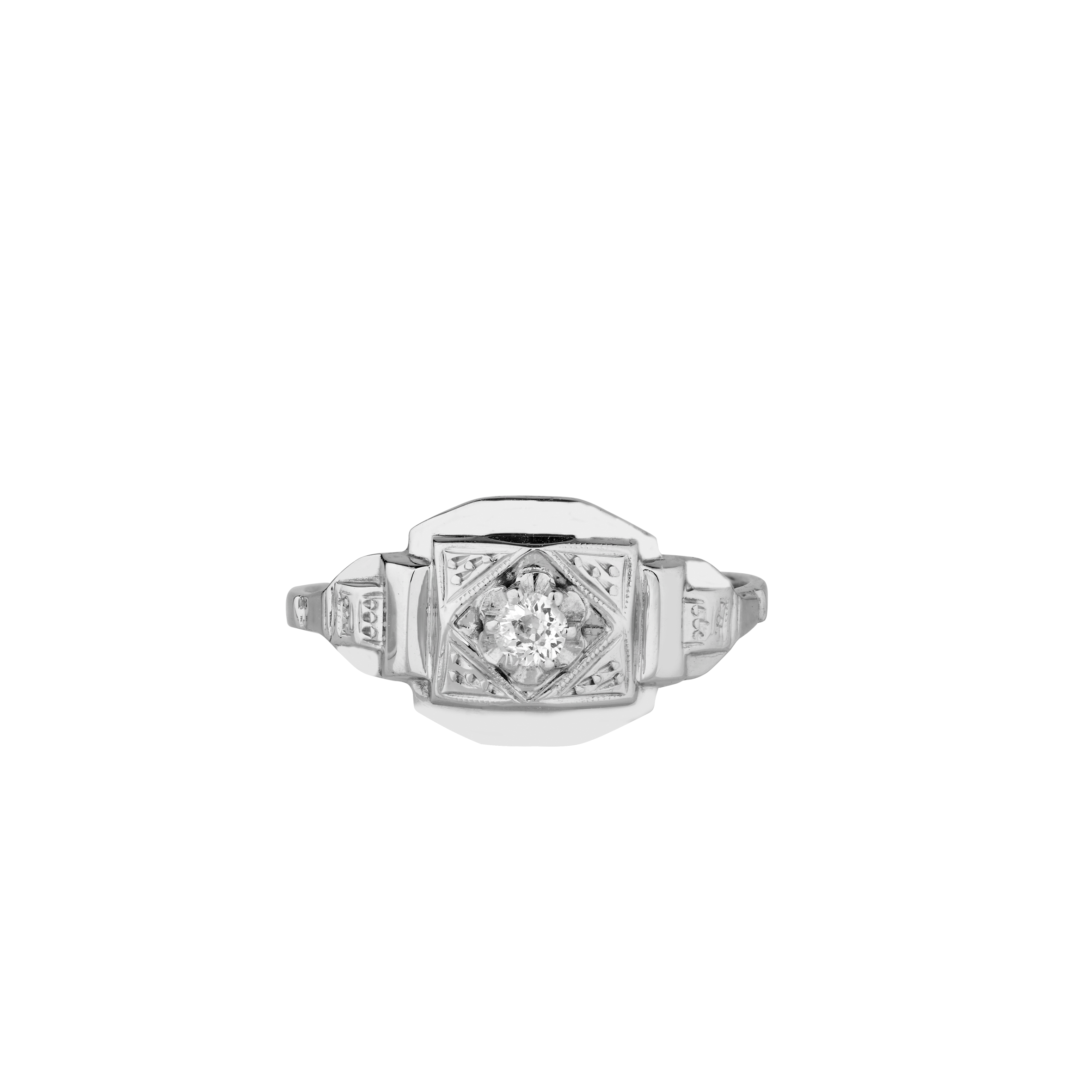 Bague diamant Art Déco Gerphagnon