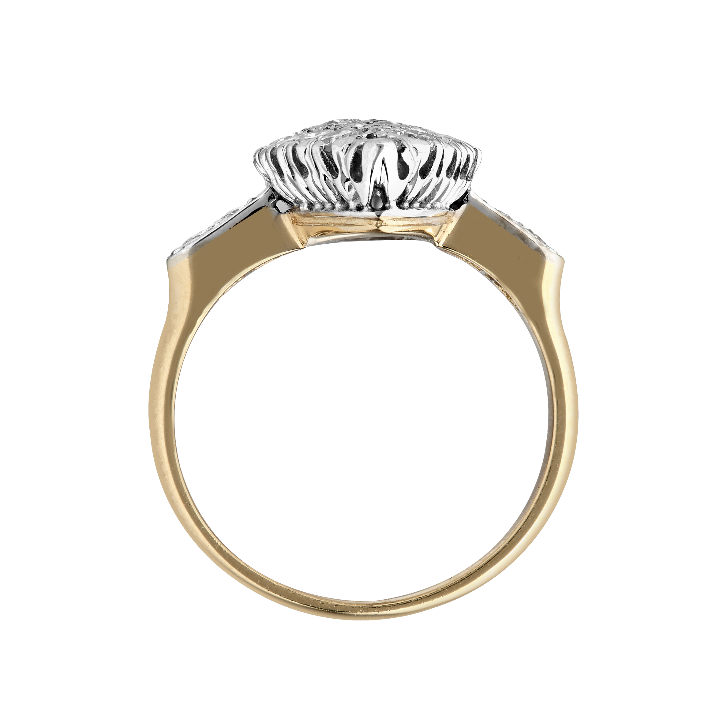 Bague "Marquise" diamants Gerphagnon