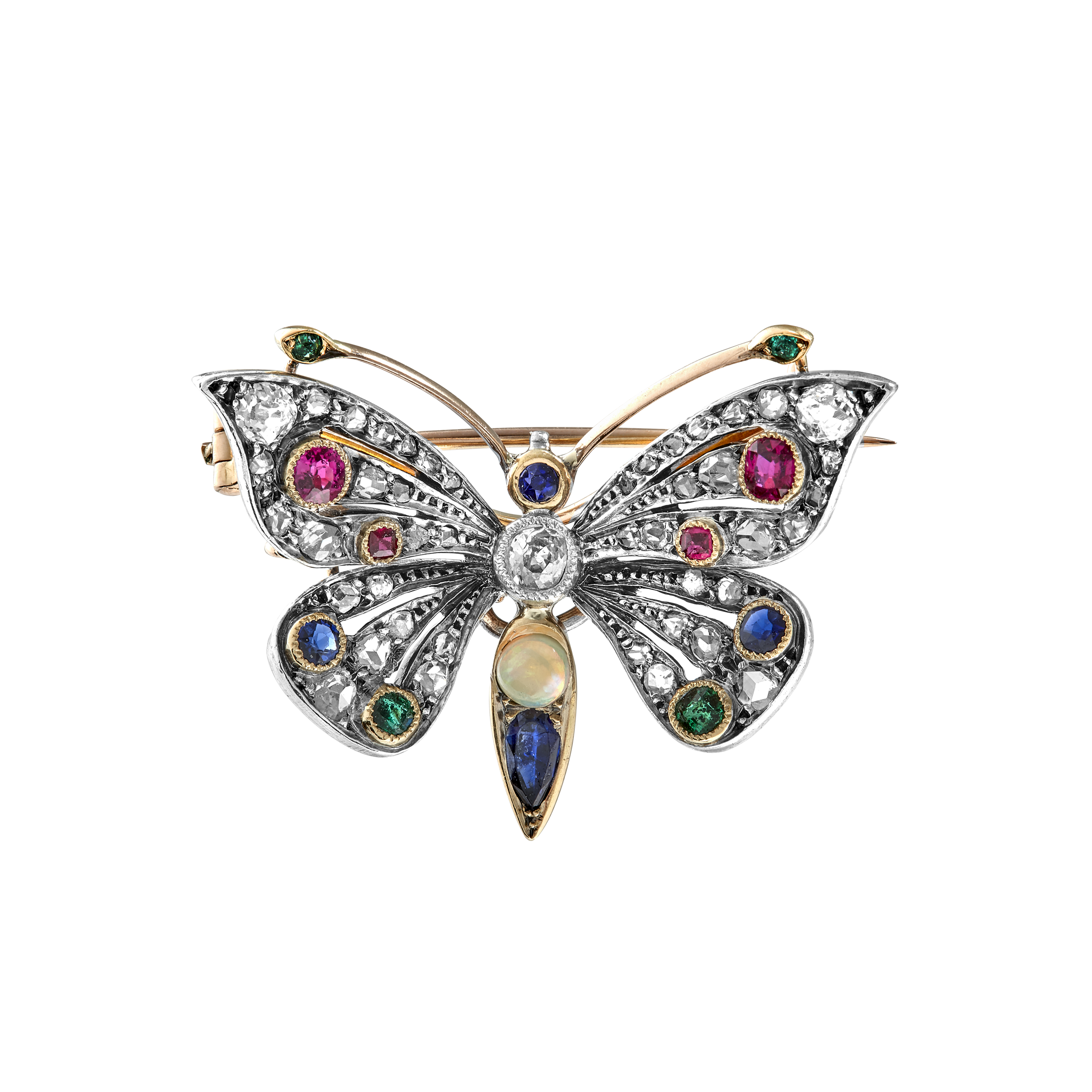 Broche papillon vers 1860 Gerphagnon