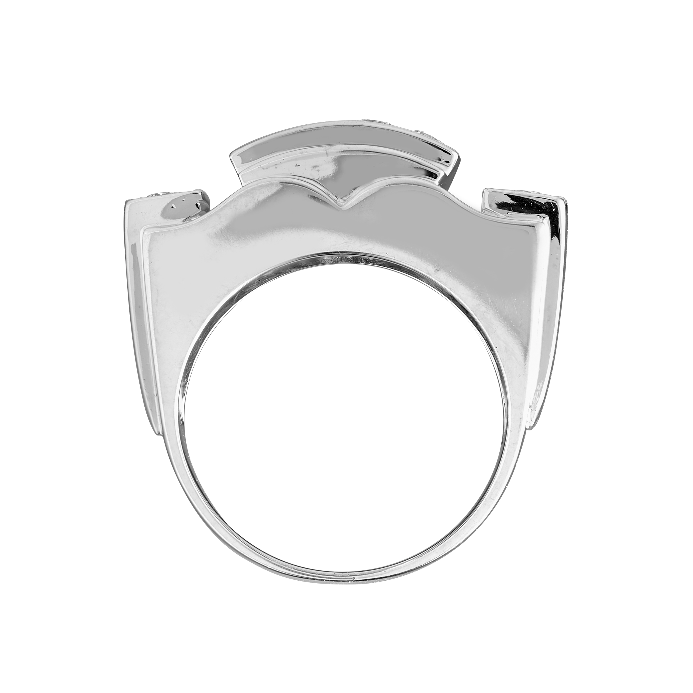 Bague "Tank" diamants style 1940 Gerphagnon
