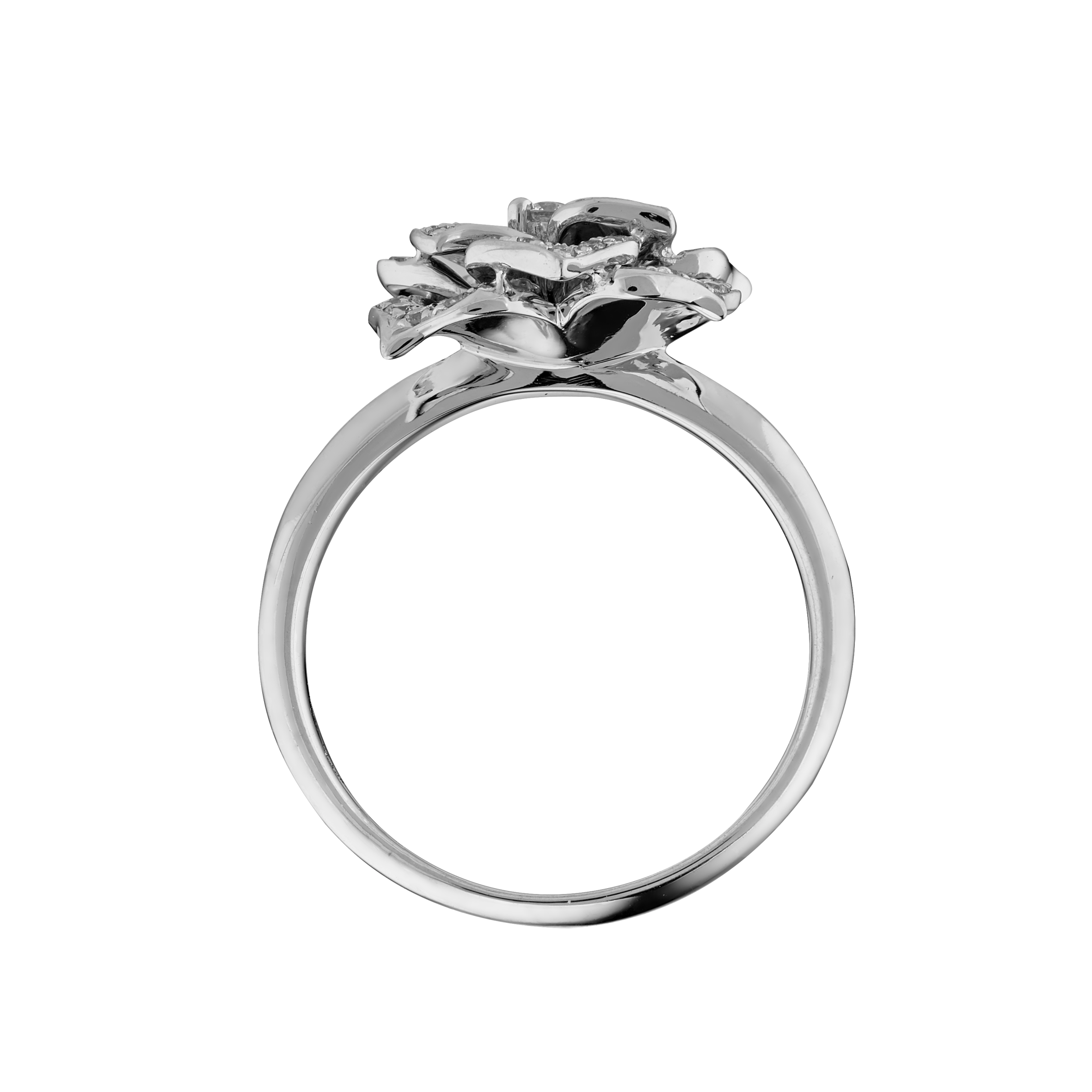 Bague petite Pensée diamants Gerphagnon