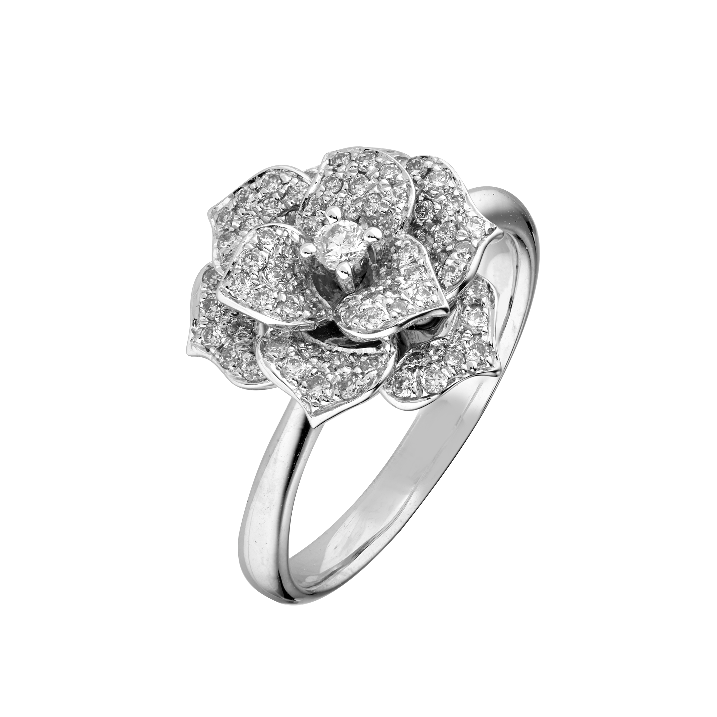 Bague petite Pensée diamants Gerphagnon