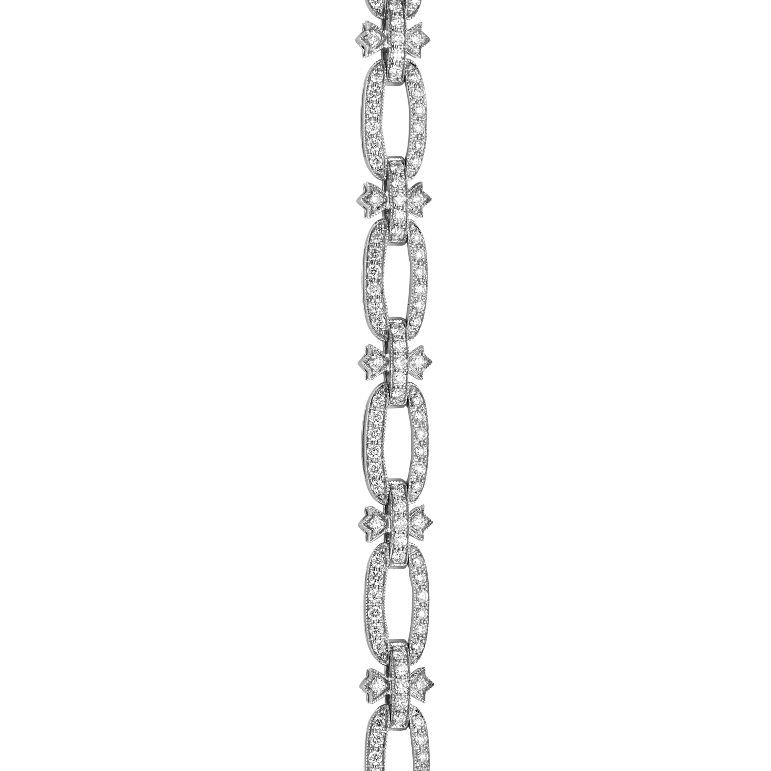 Bracelets diamants maillons ajourés Gerphagnon