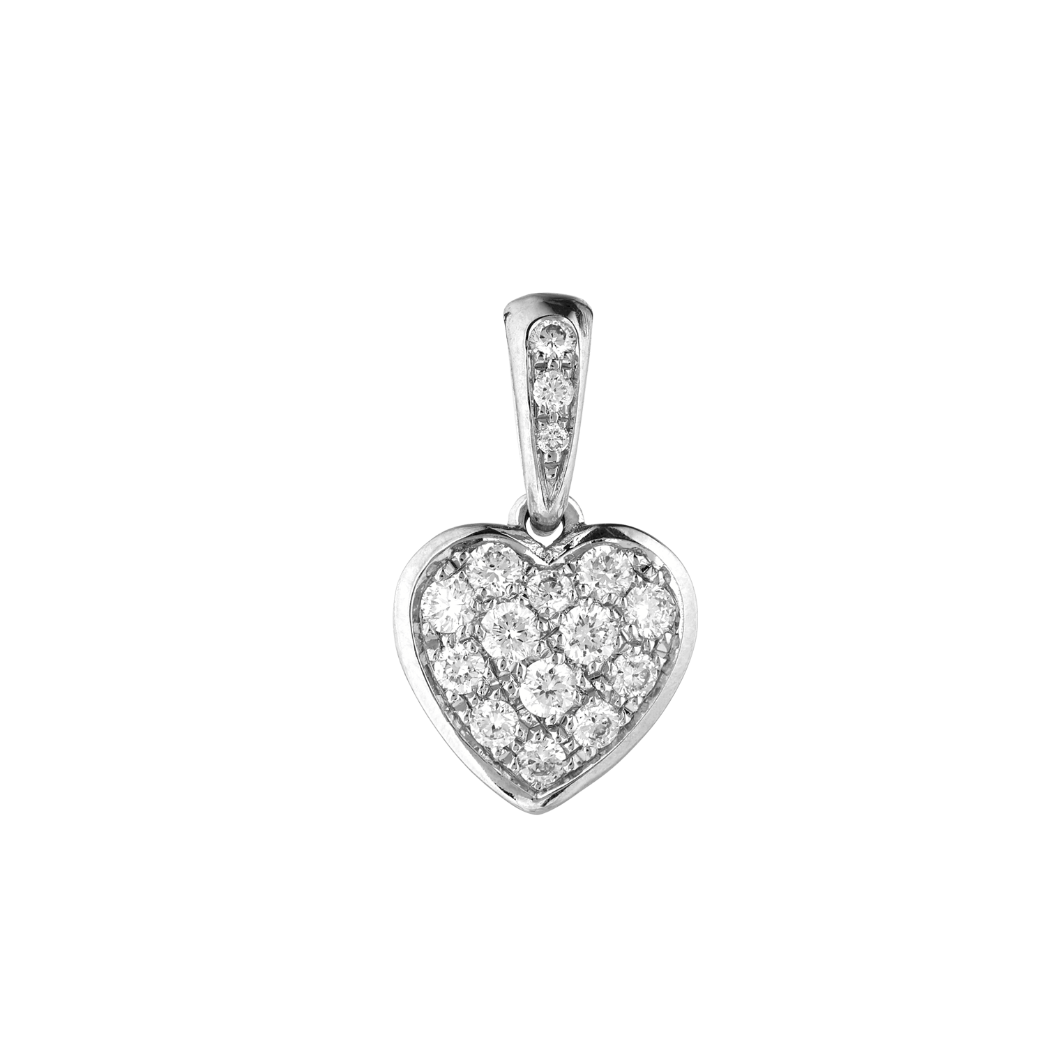 Pendentif Cœur Diamants Gerphagnon