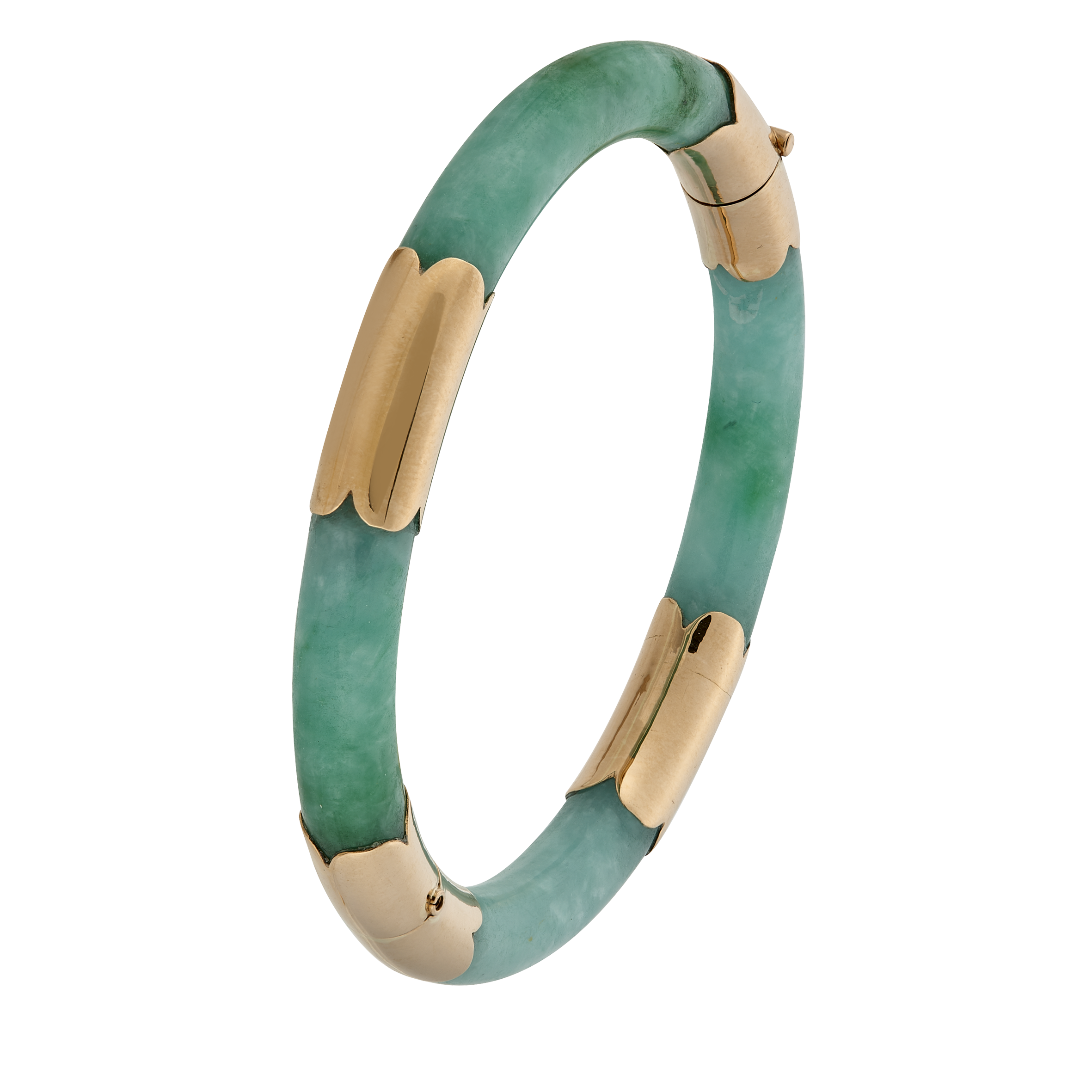 Bracelet or et jade vers 1950 Gerphagnon