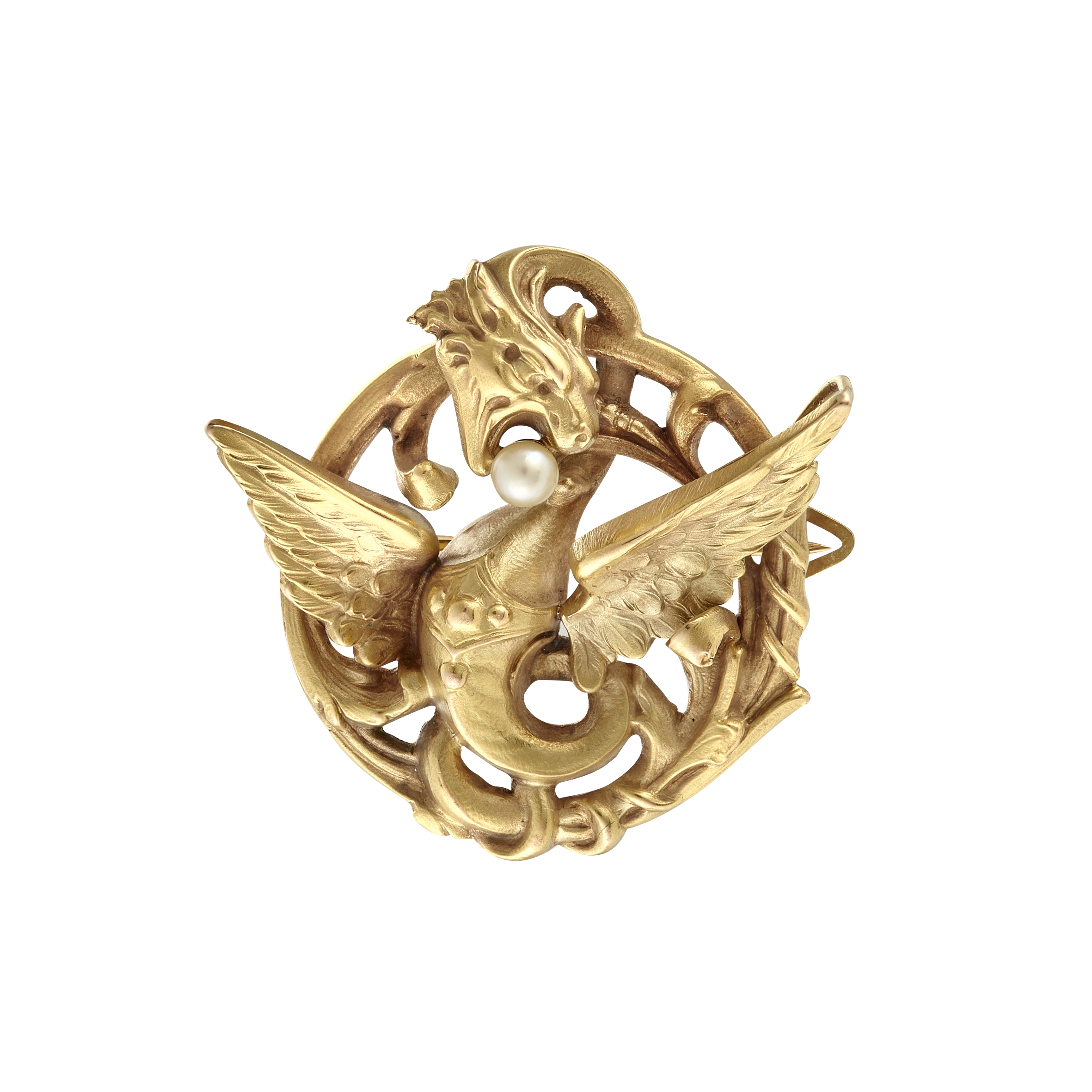 Broche Chimère vers 1900 Gerphagnon