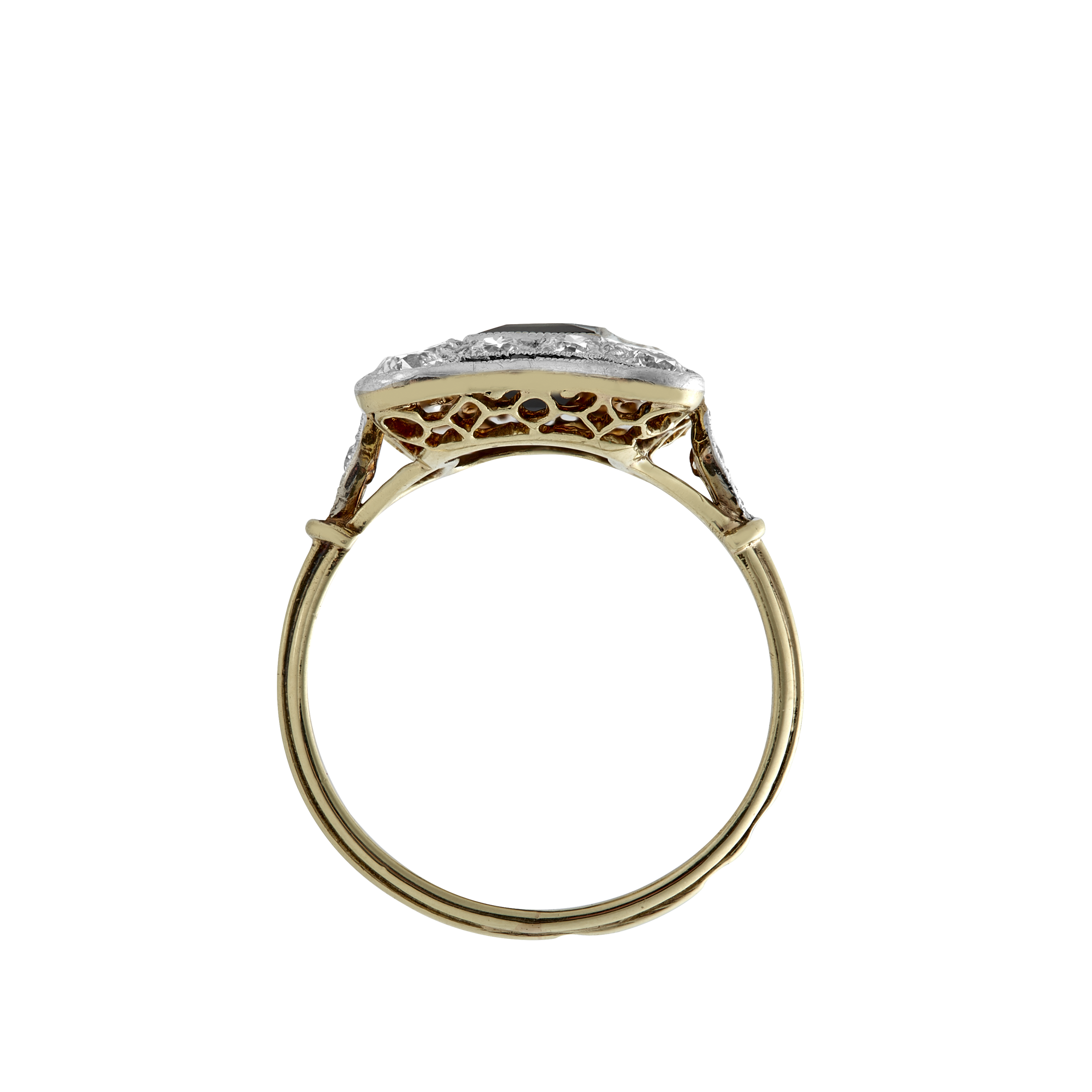 Bague Saphirs et diamants vers 1925 Gerphagnon