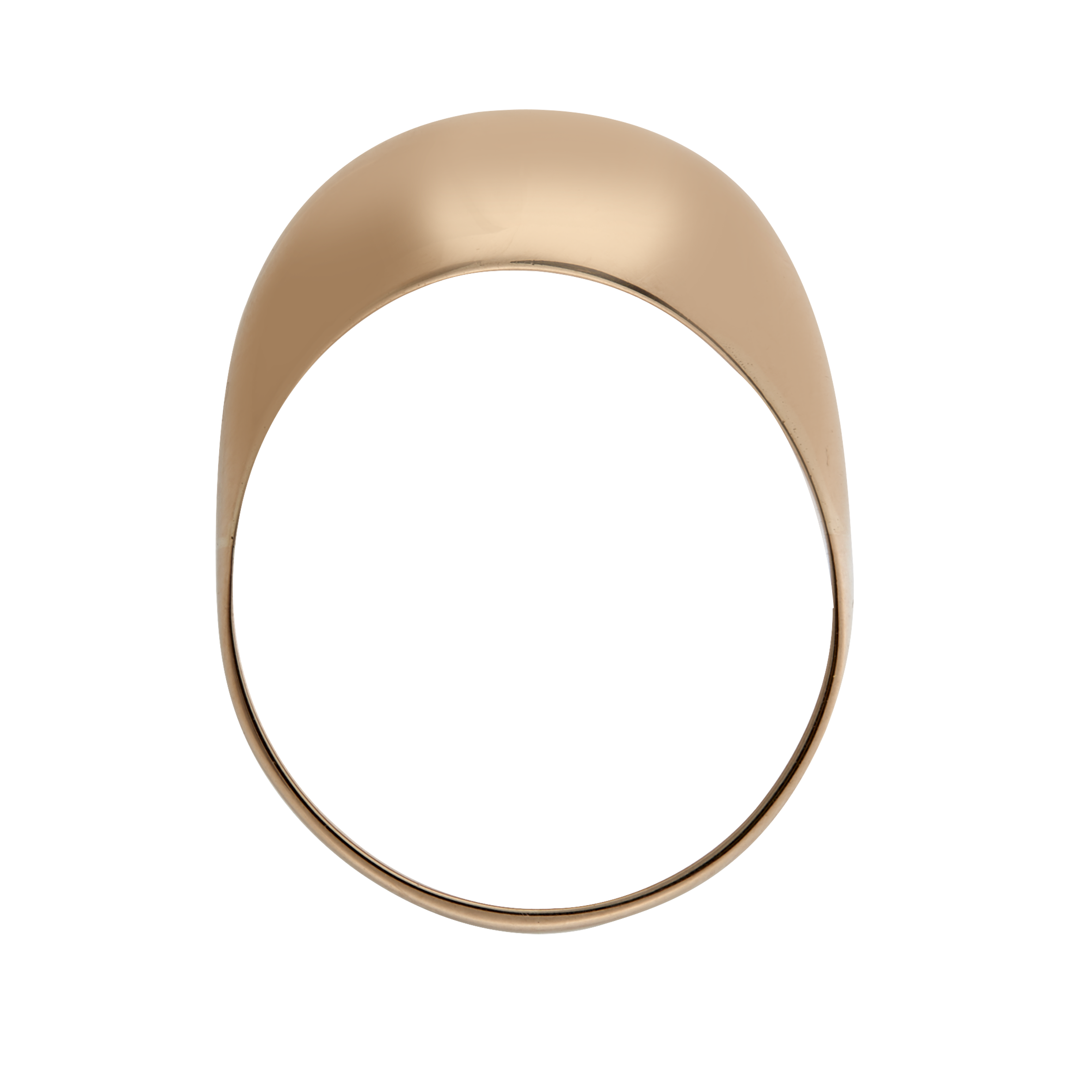 Bague boule or rose Gerphagnon