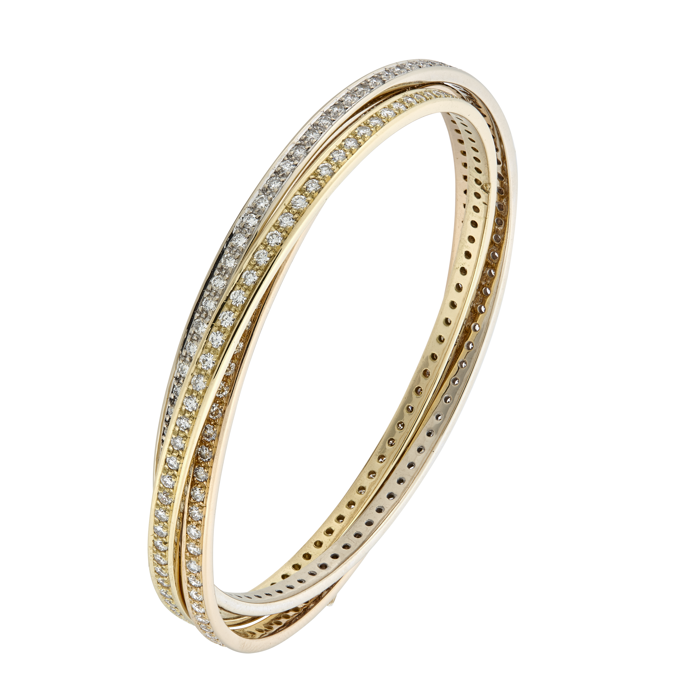 Bracelets 3 ors diamants 7,50 carats Gerphagnon