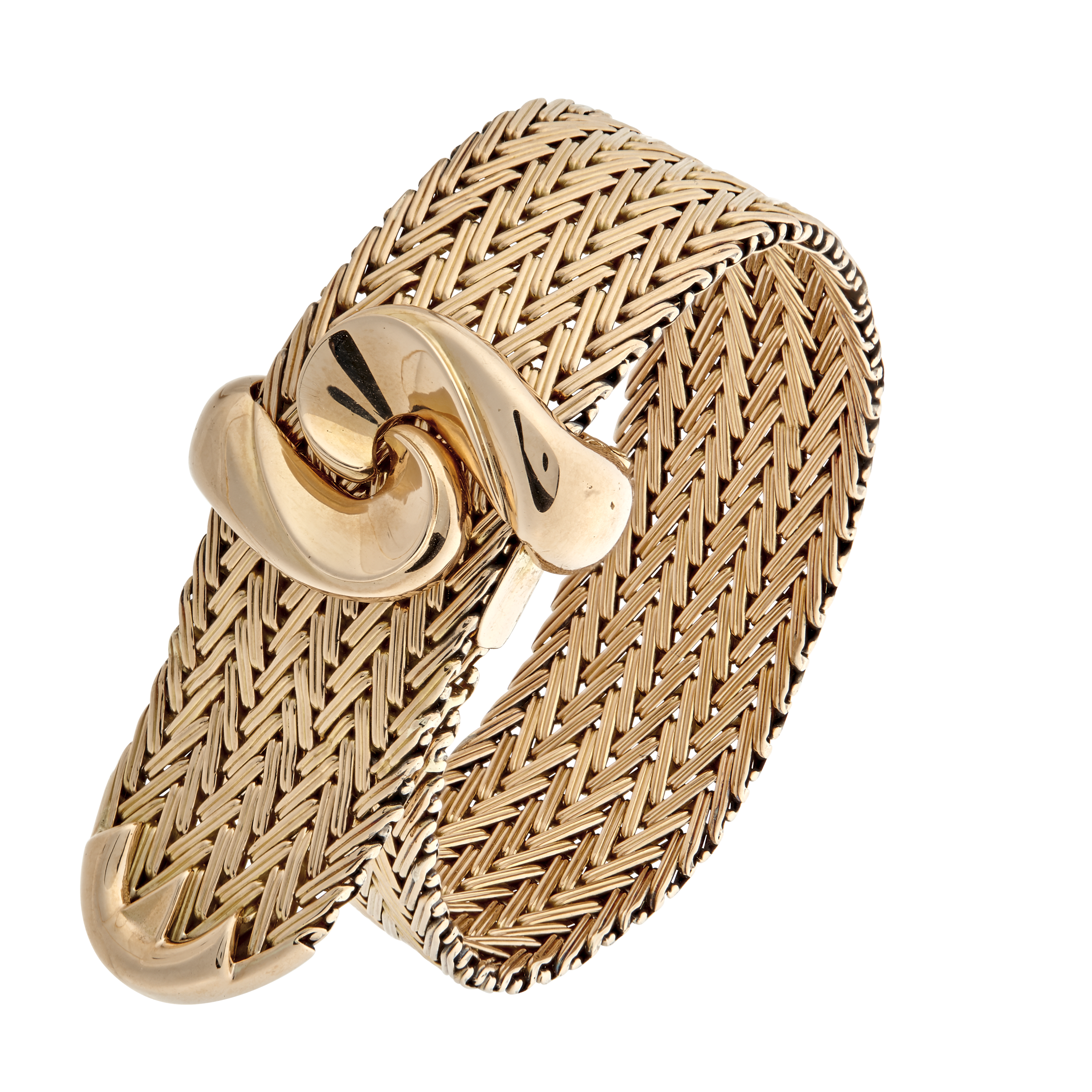 Bracelet ceinture or rose vers 1950 Gerphagnon