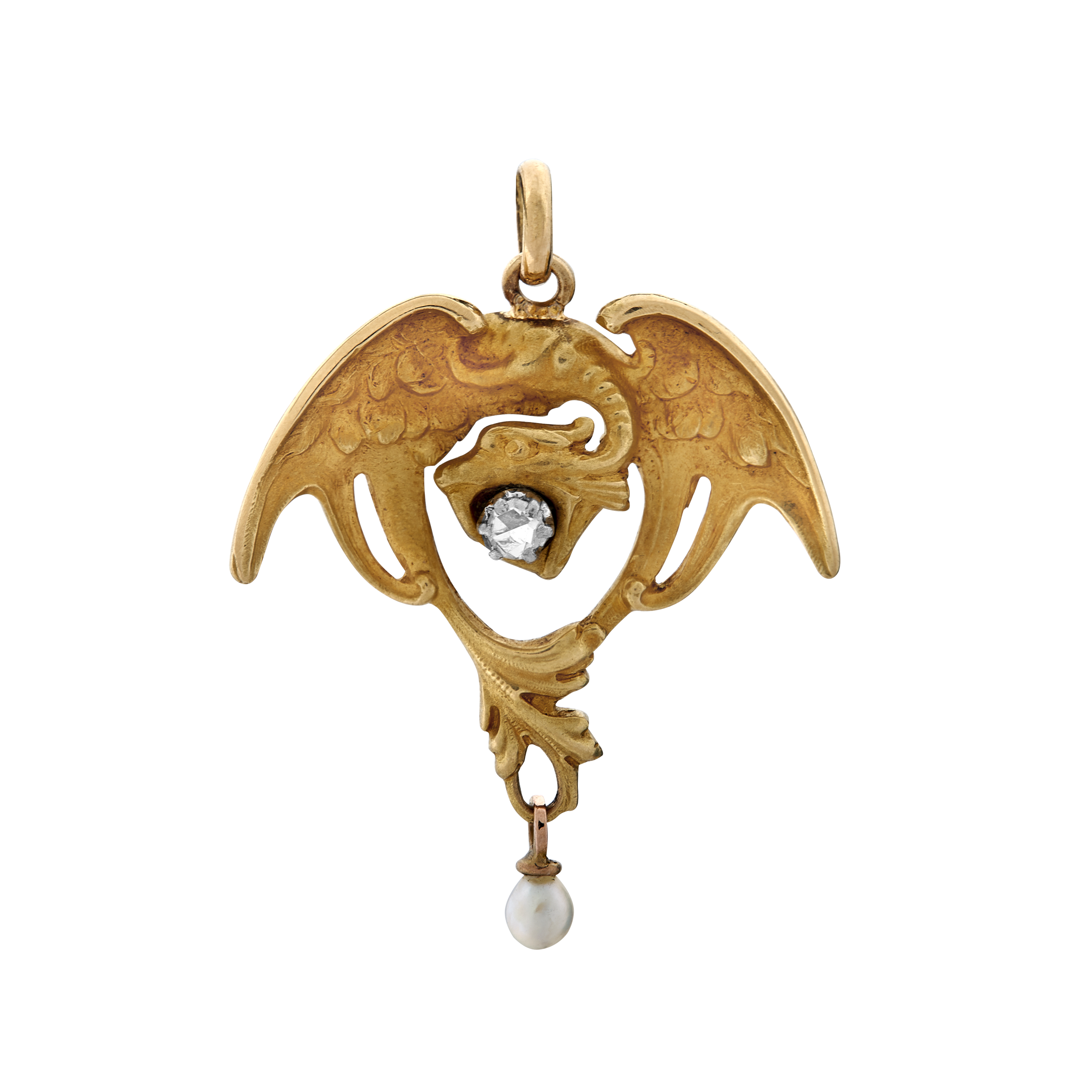 Pendentif Chimère fin XIXe Gerphagnon