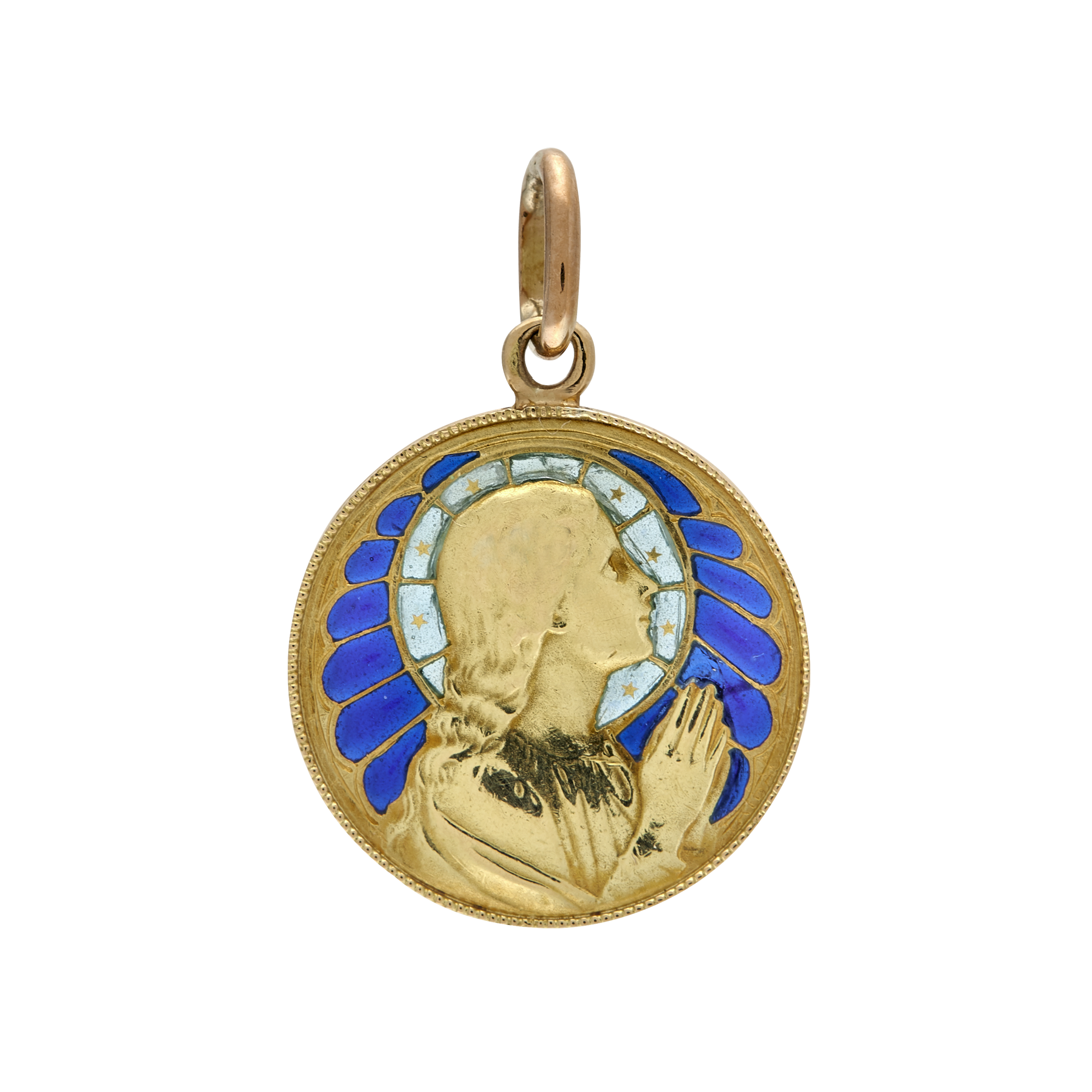 Médaille Vierge halo d