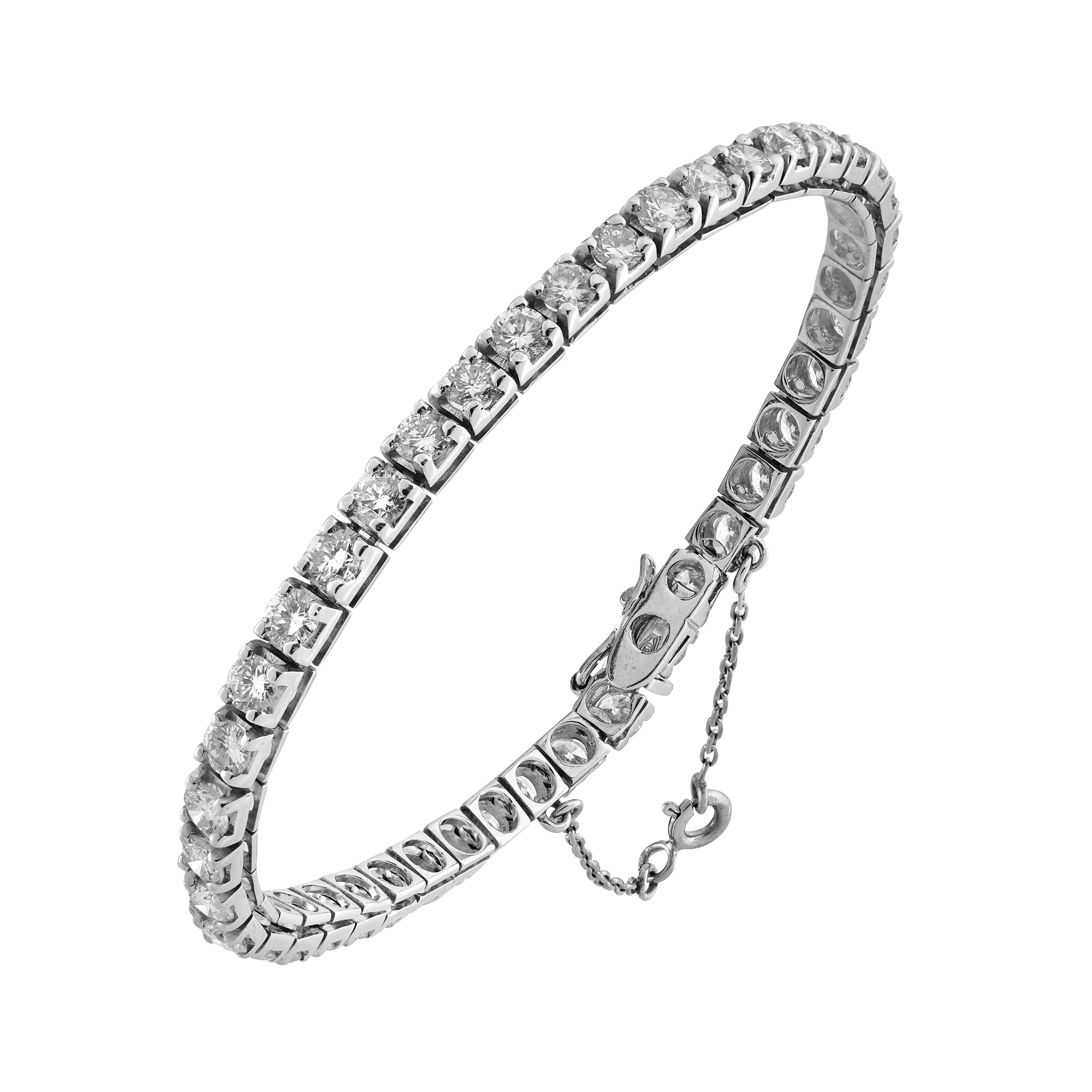 Bracelet rivière diamants 7,50 carats Gerphagnon