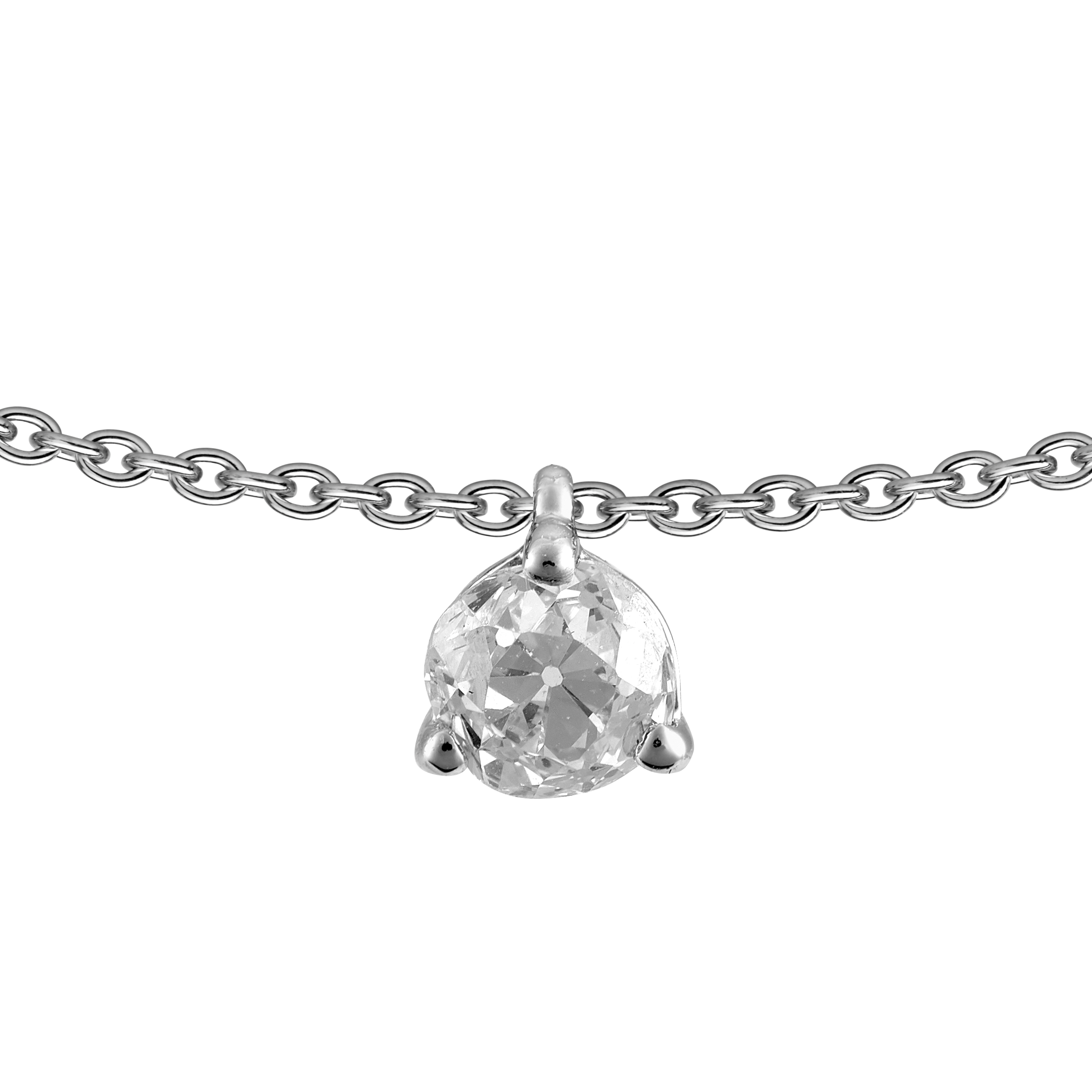 Pendentif diamant taille ancienne Gerphagnon