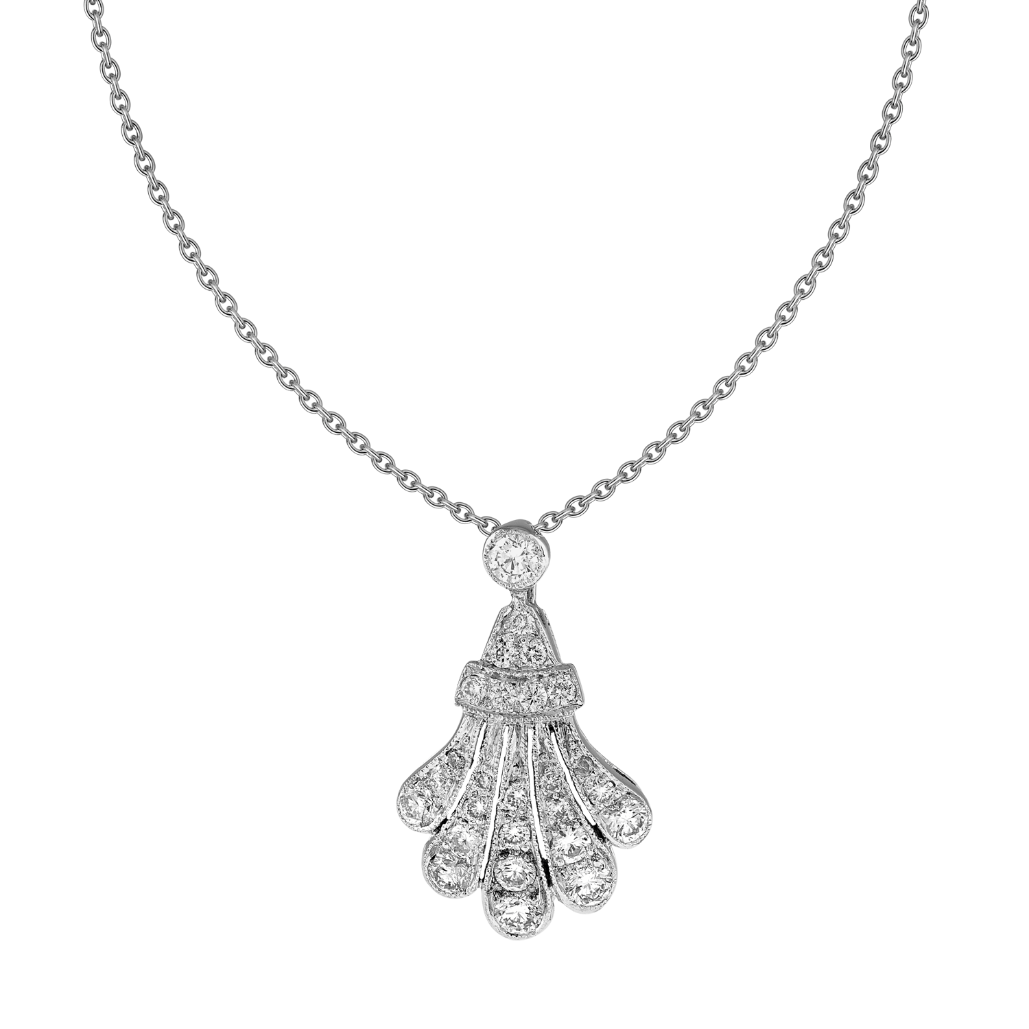 Chaîne pendentif brillants Gerphagnon