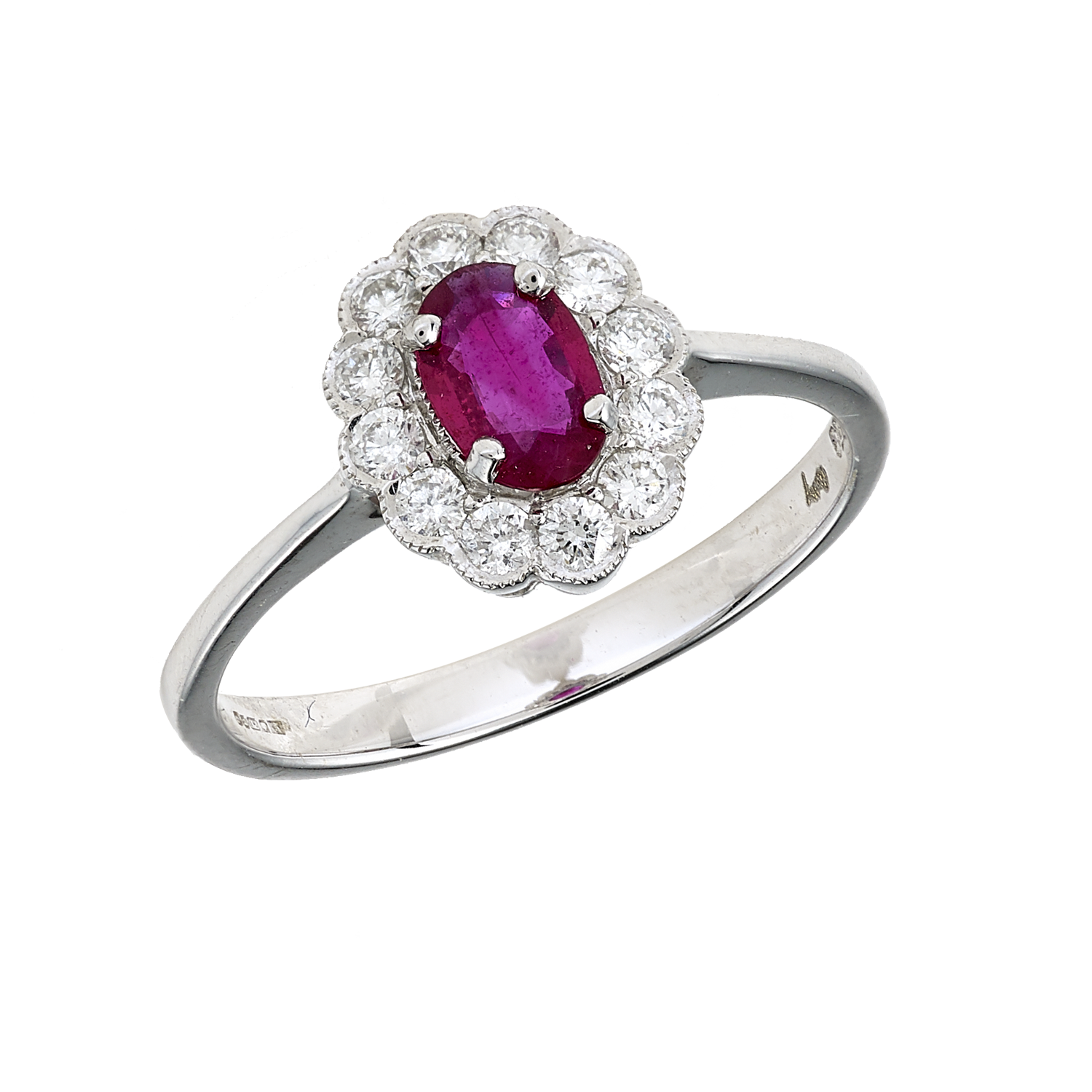 Bague Rubis diamants Gerphagnon