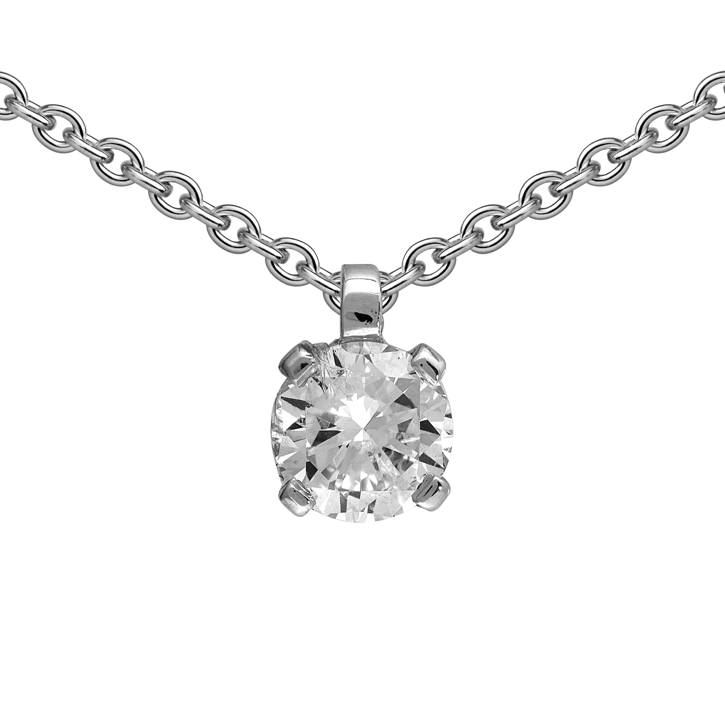 Pendentif brillant 0,54 carat Gerphagnon
