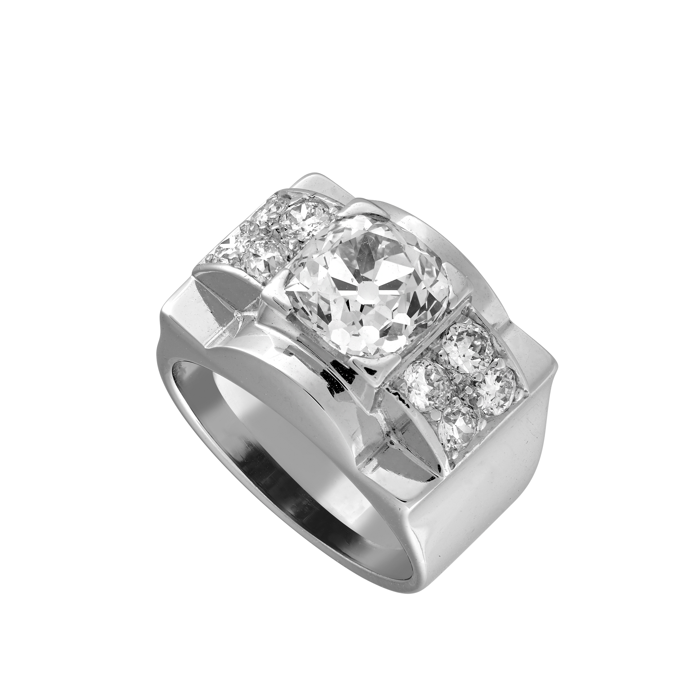 Bague diamants vers 1930 Gerphagnon