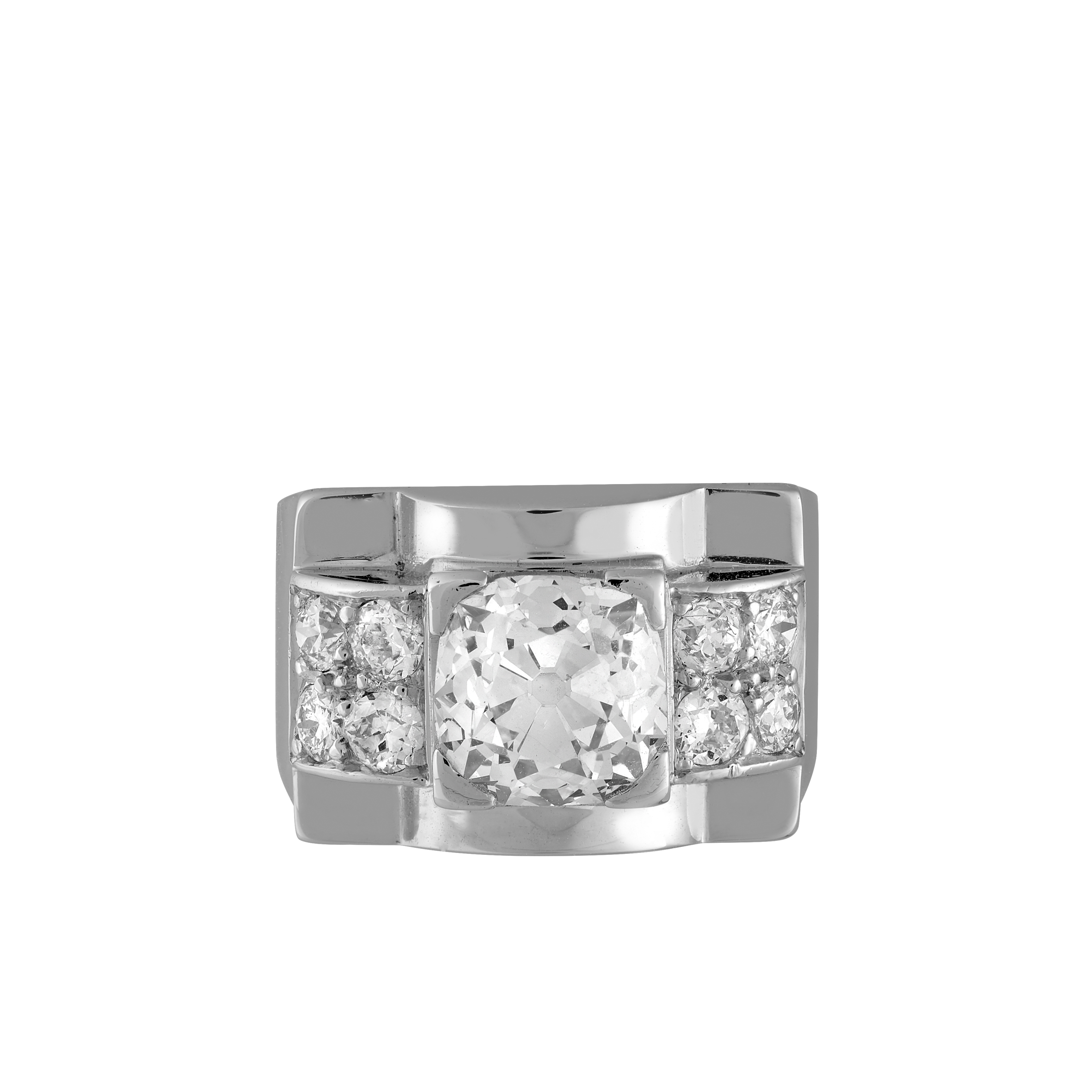 Bague diamants vers 1930 Gerphagnon