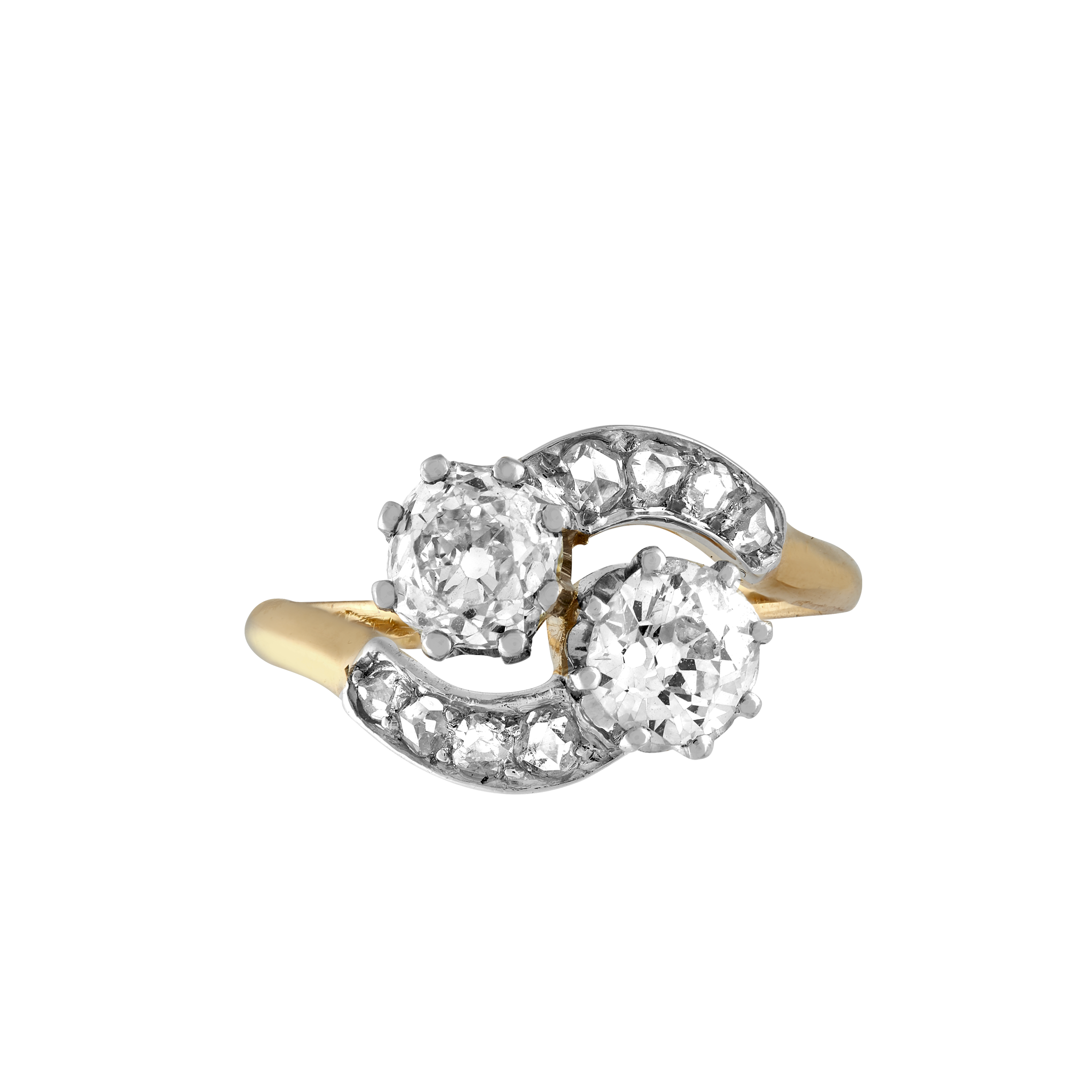 Bague "vous et moi" vers 1910 Gerphagnon