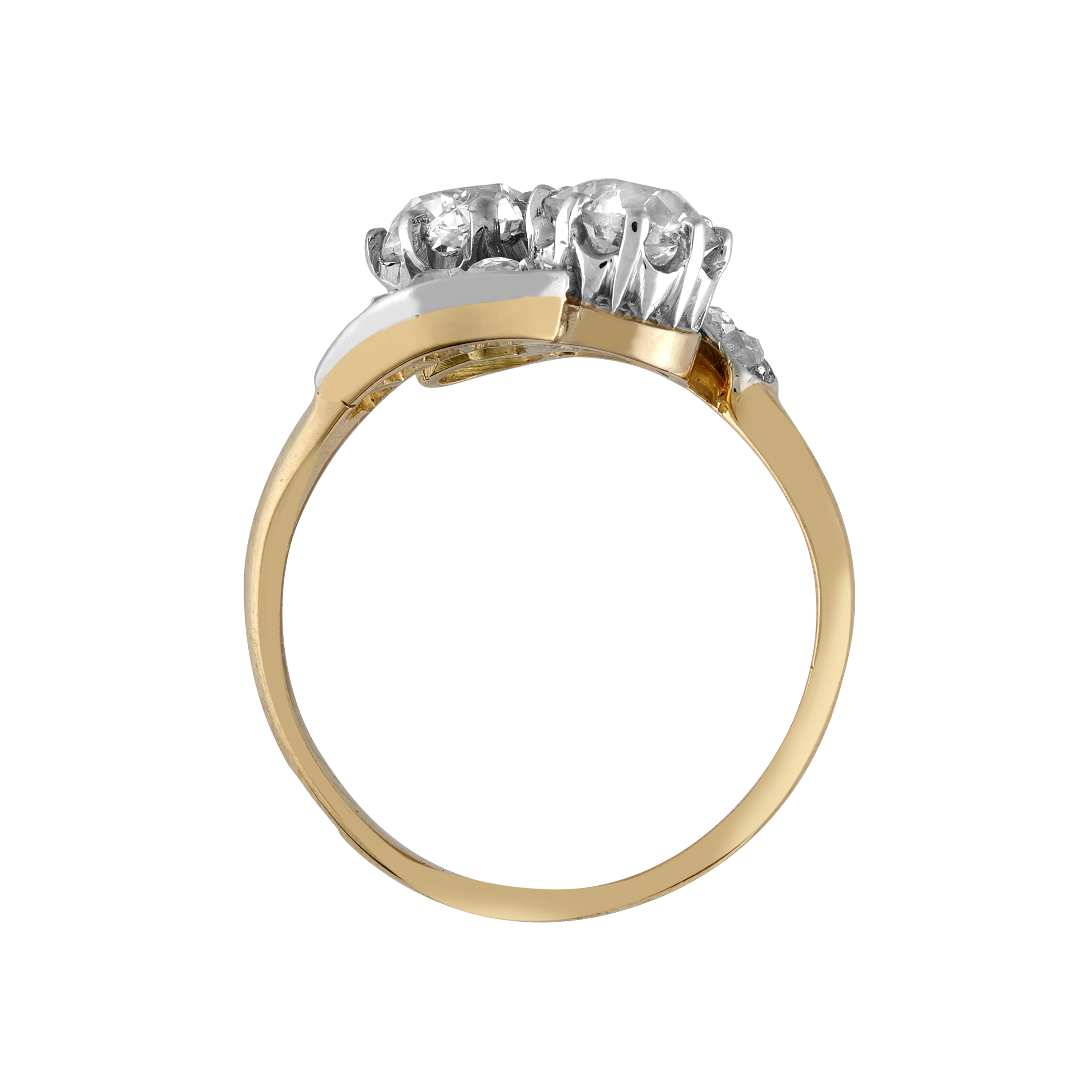 Bague "vous et moi" vers 1910 Gerphagnon