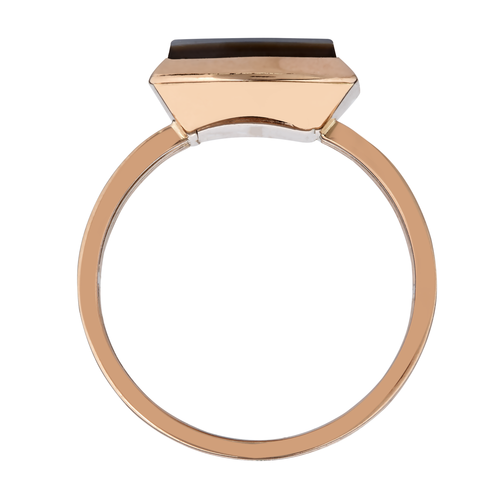 Bague poison Intaille Nicolo Couronne Ducale XIXe Gerphagnon