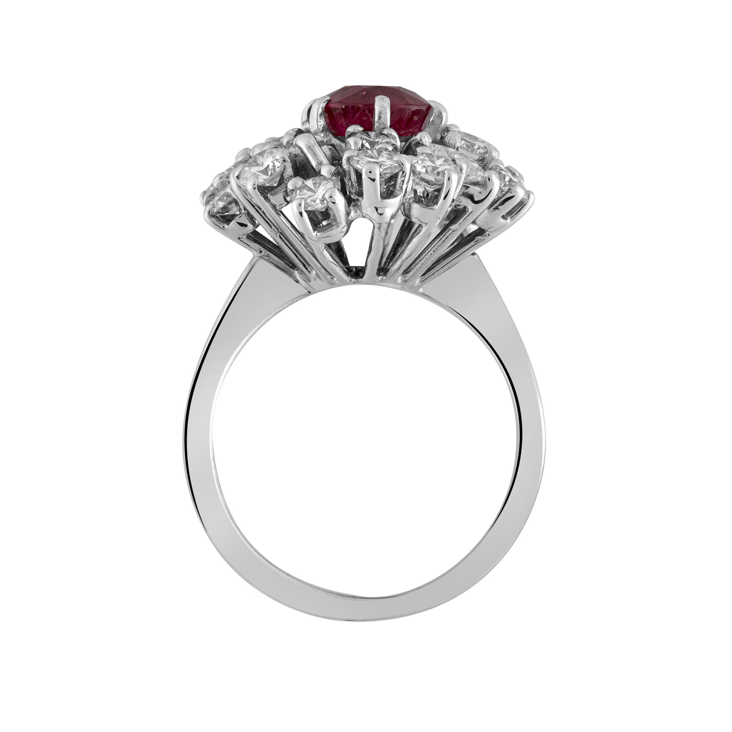 Bague rubis et diamants Gerphagnon