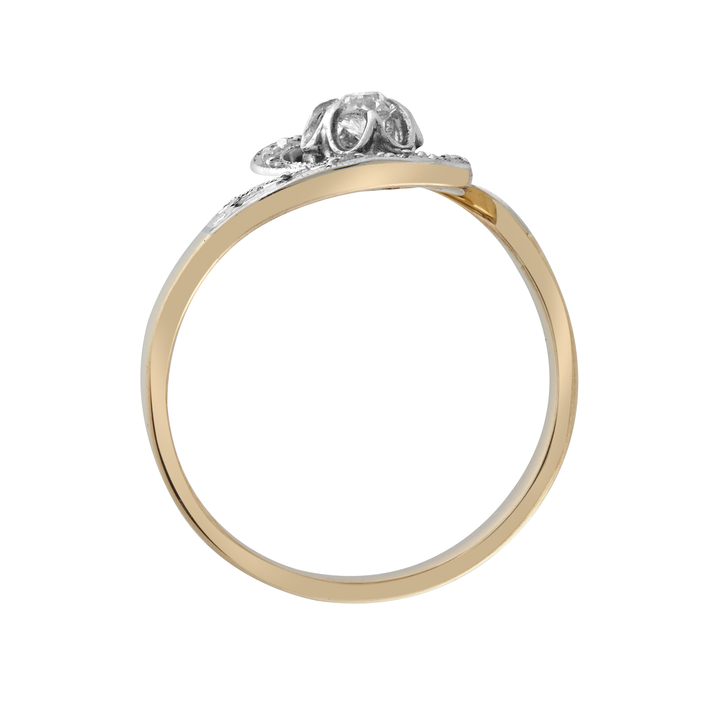Bague Tourbillon diamants vers 1910 Gerphagnon