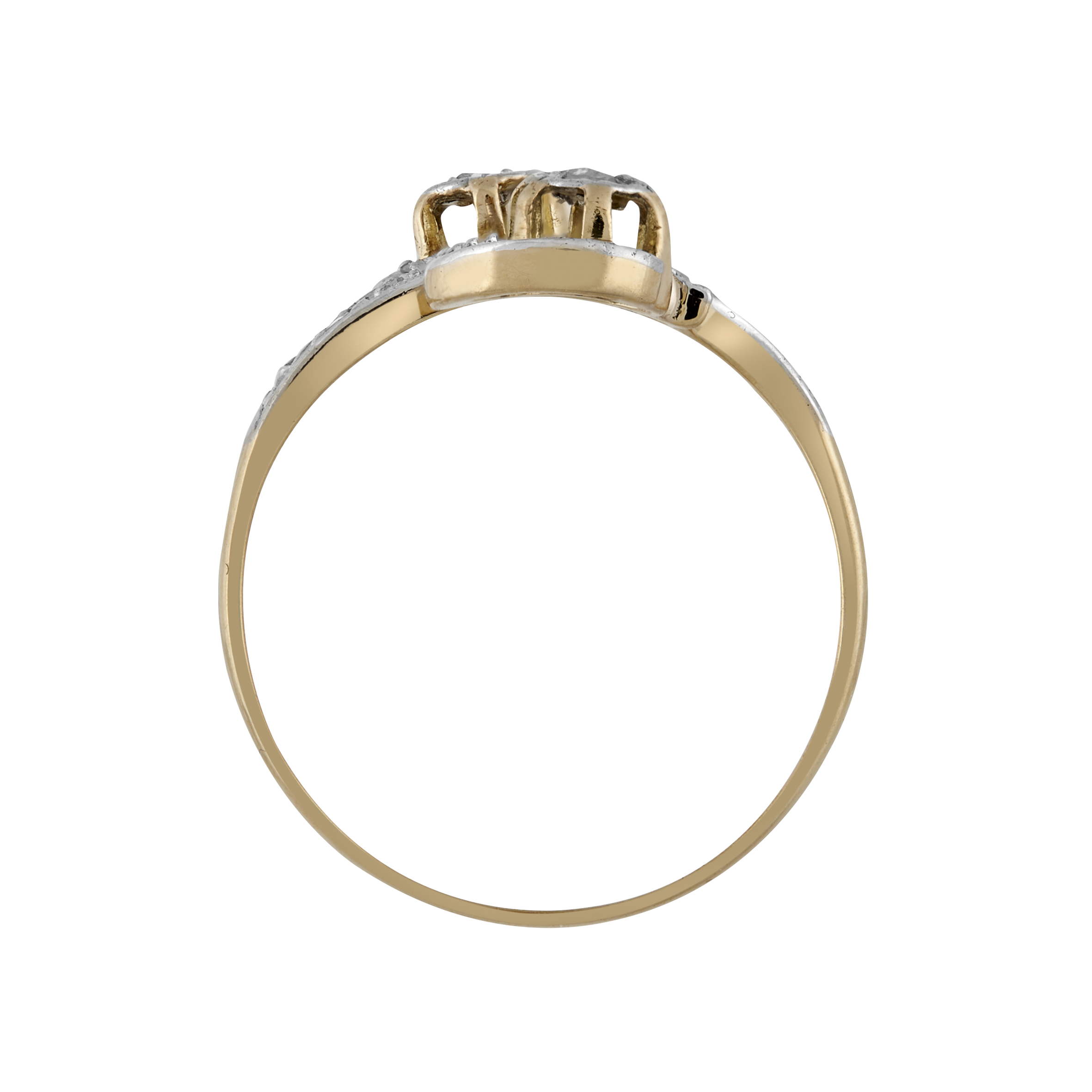 Bague Esse diamants vers 1910 Gerphagnon